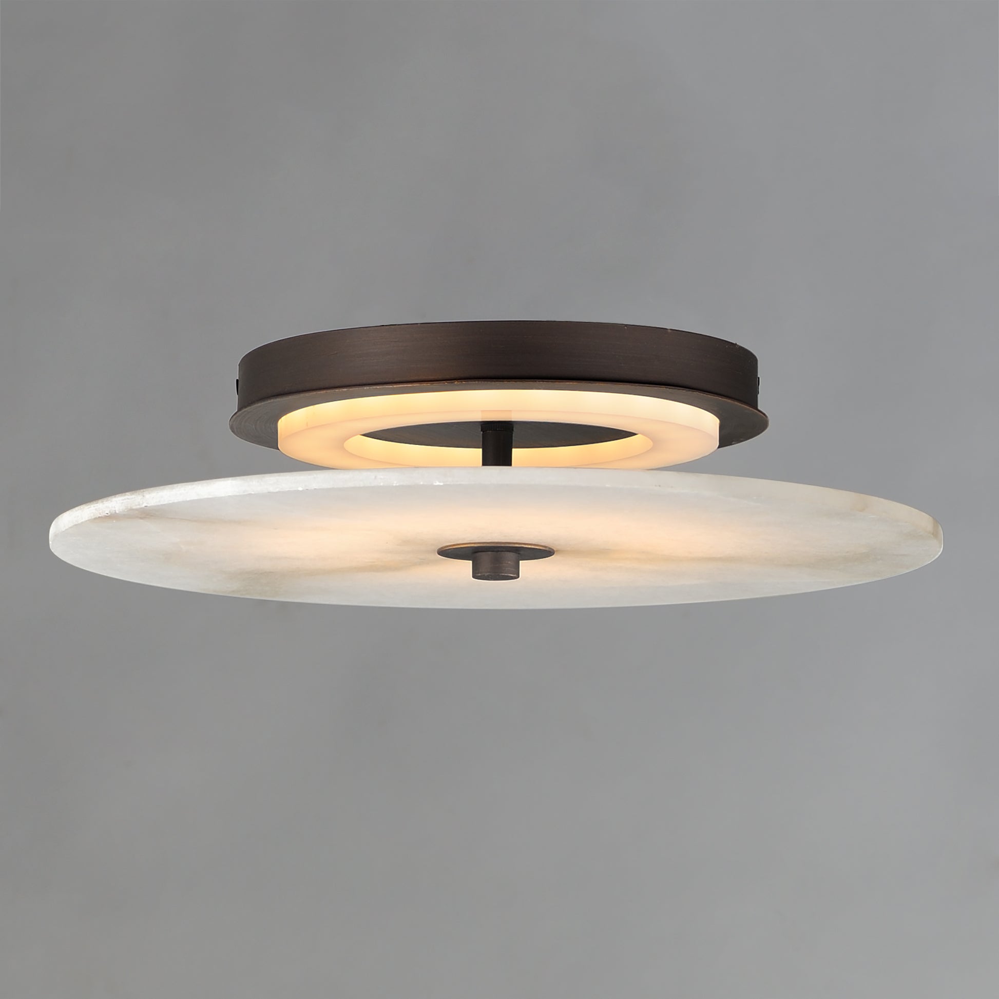 Quarry 15" LED Wall Sconce/Flush Mount Dark Bronze by Maxim Lighting