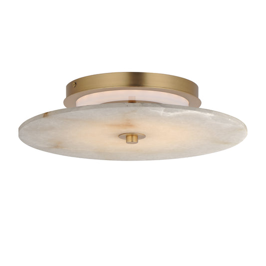 Quarry 15" LED Wall Sconce/Flush Mount Natural Aged Brass by Maxim Lighting