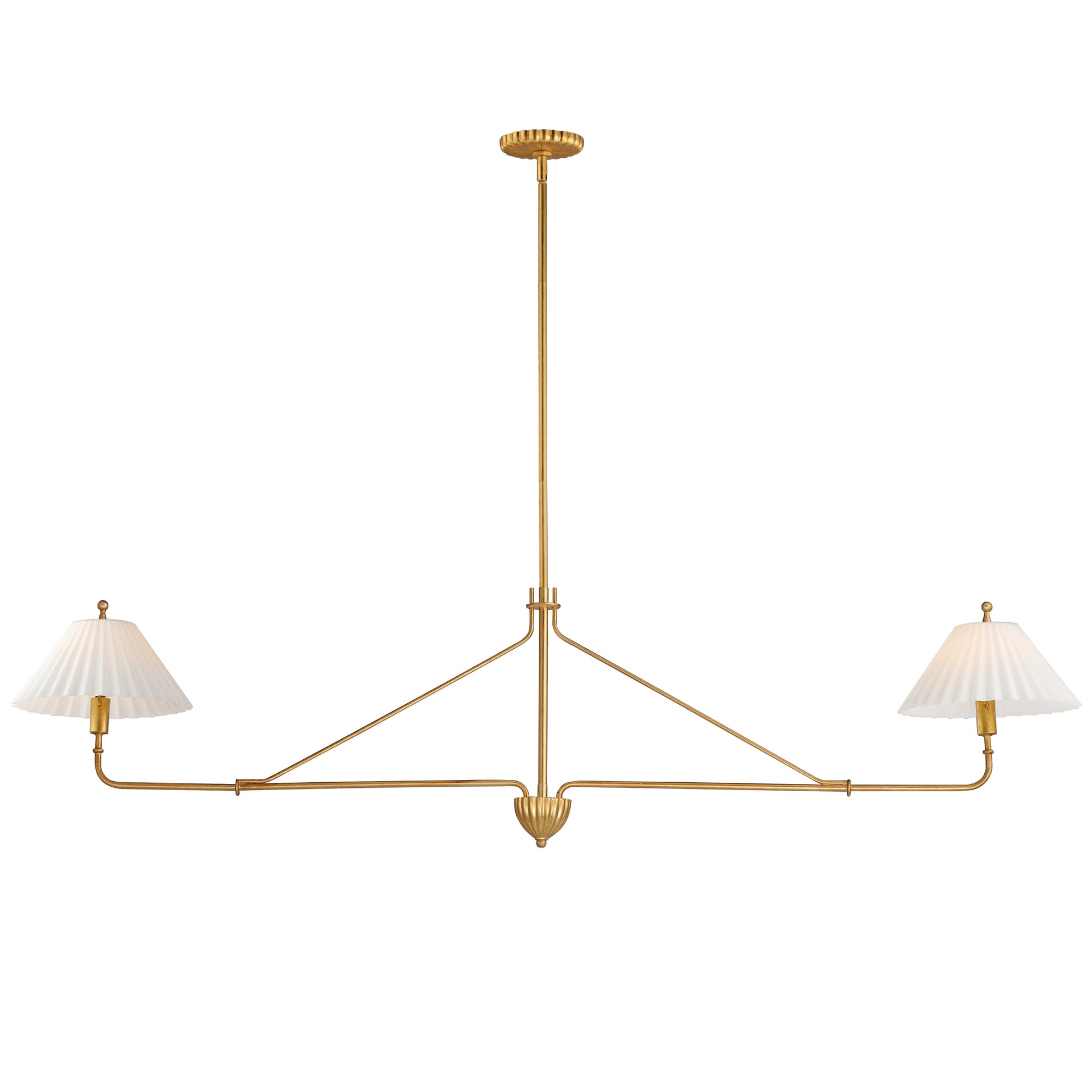 Kismet 2-Light Pendant Gold Leaf by Maxim Lighting