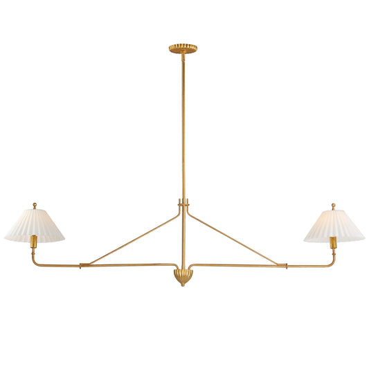 Kismet 2-Light Pendant Gold Leaf by Maxim Lighting