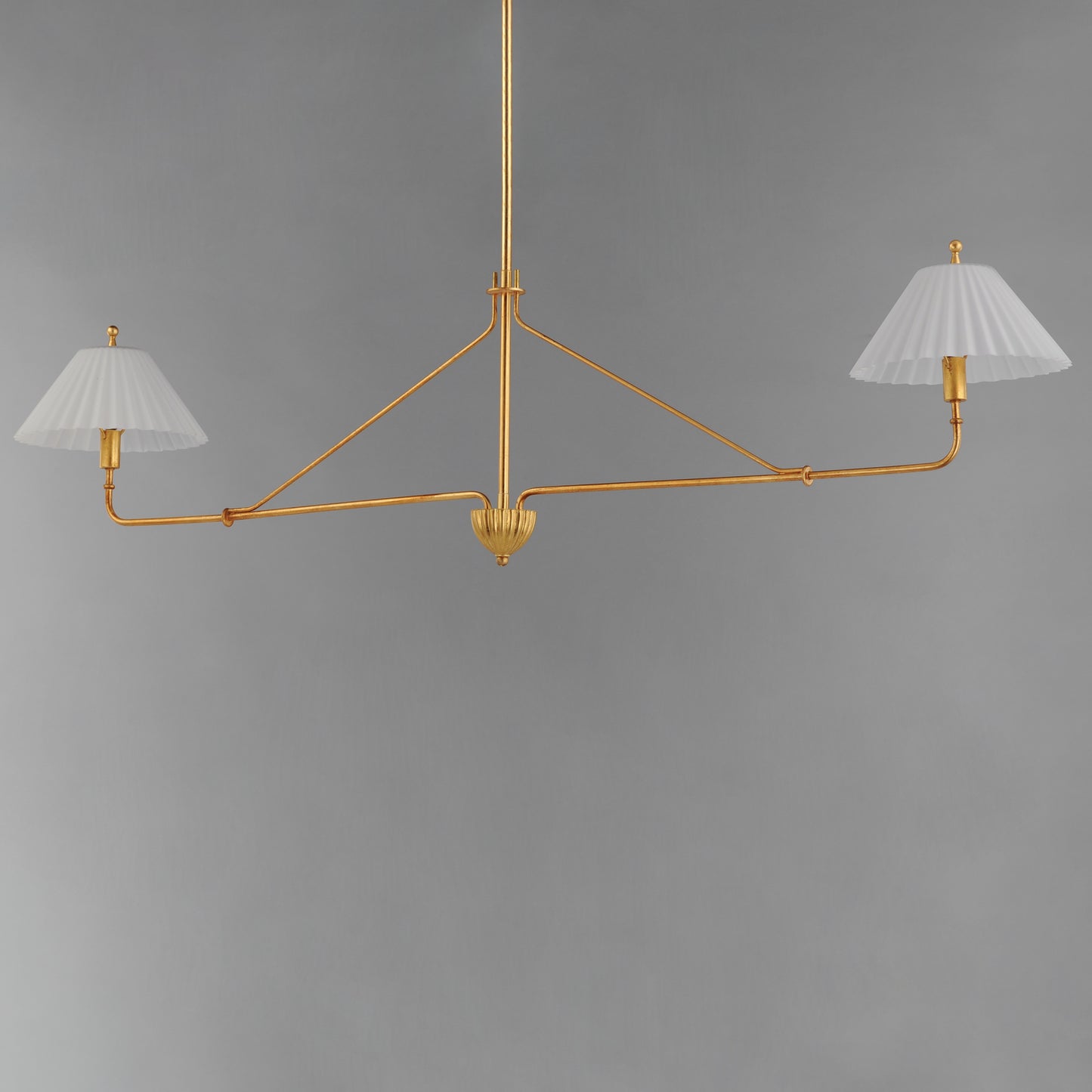 Kismet 2-Light Pendant Gold Leaf by Maxim Lighting