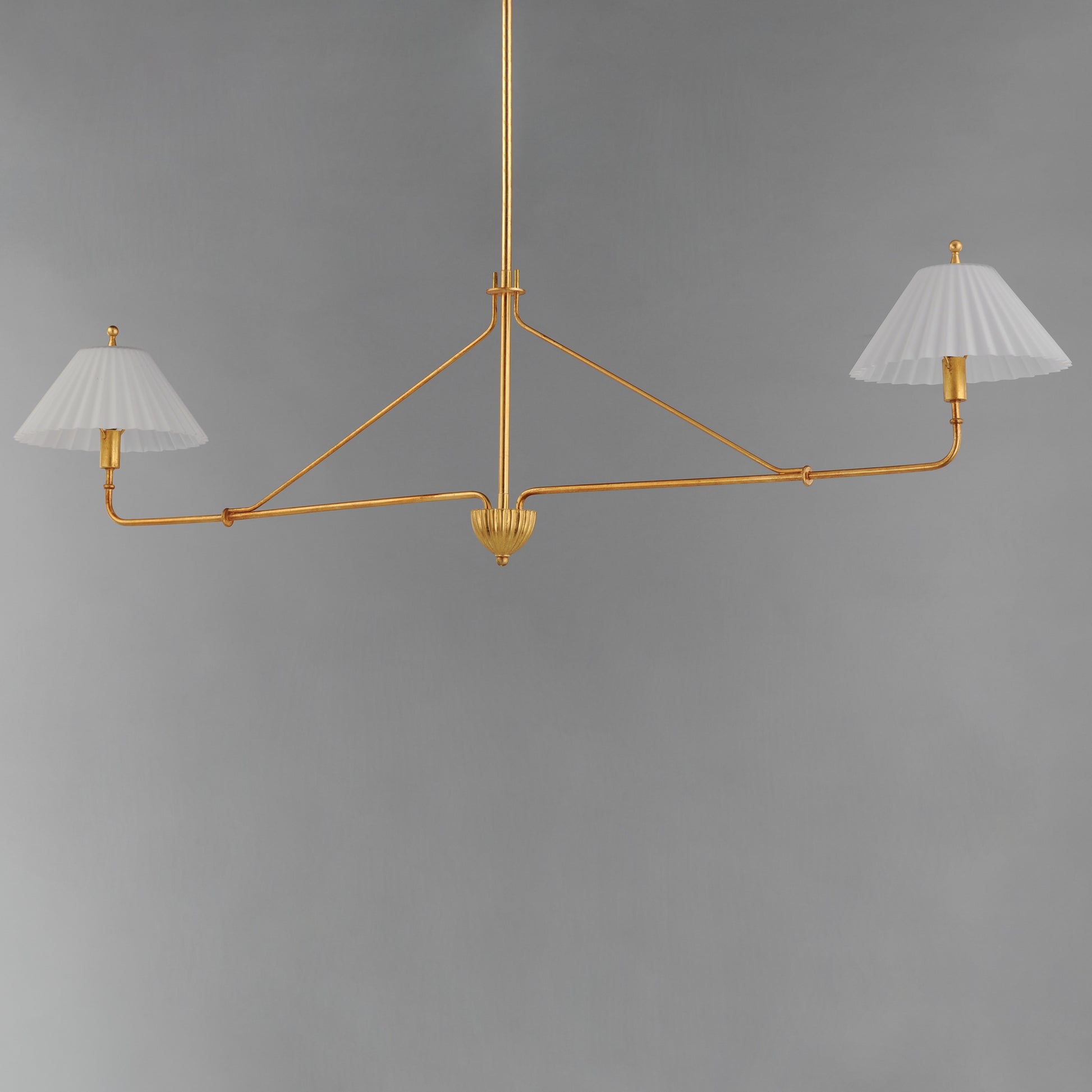 Kismet 2-Light Pendant Gold Leaf by Maxim Lighting