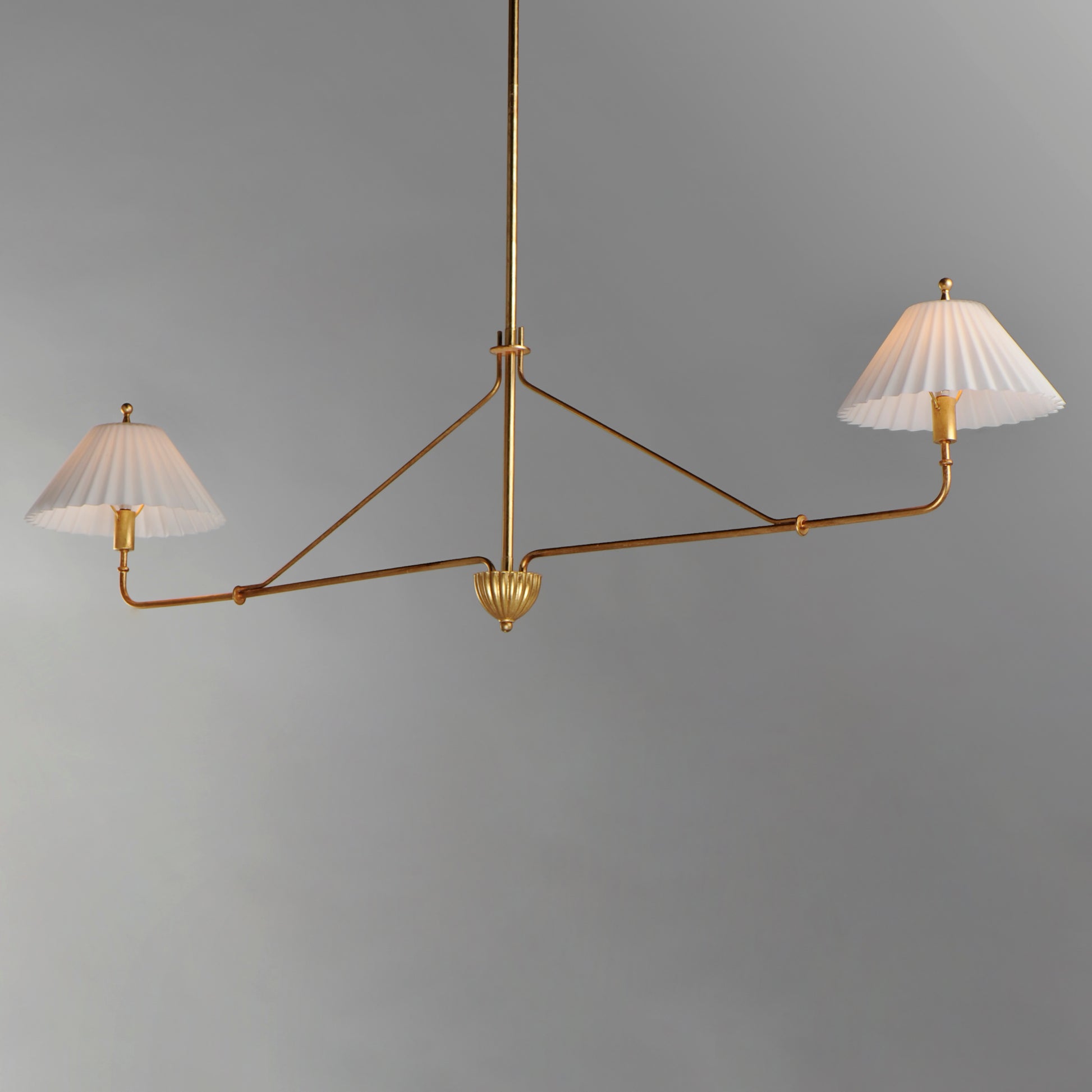 Kismet 2-Light Pendant Gold Leaf by Maxim Lighting