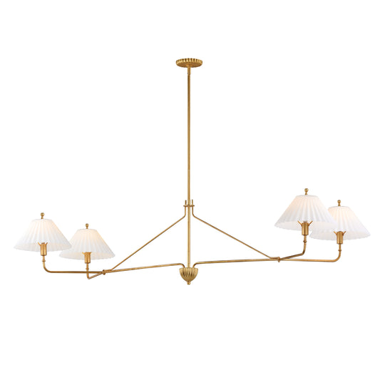 Kismet 4-Light Linear Pendant Gold Leaf by Maxim Lighting