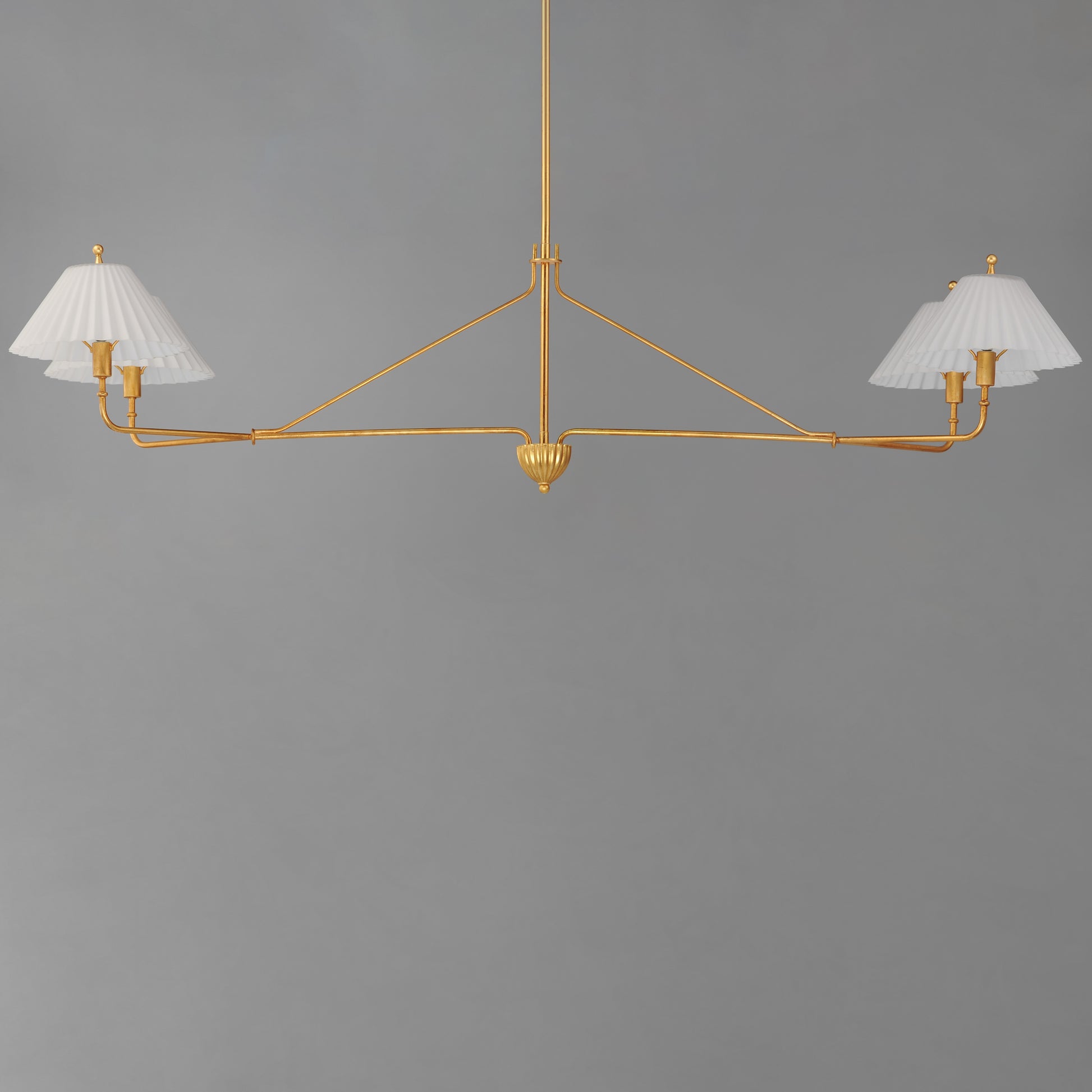 Kismet 4-Light Linear Pendant Gold Leaf by Maxim Lighting