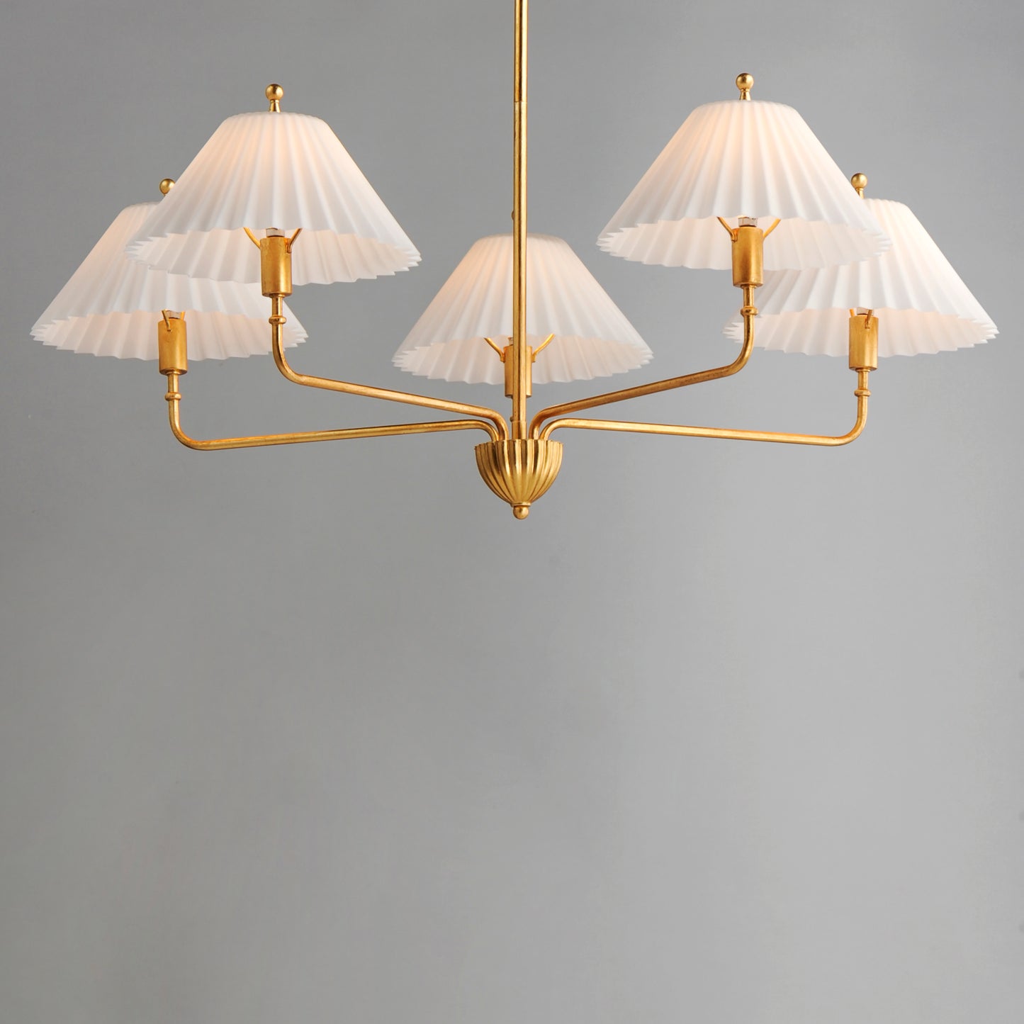 Kismet 5-Light Chandelier Gold Leaf by Maxim Lighting