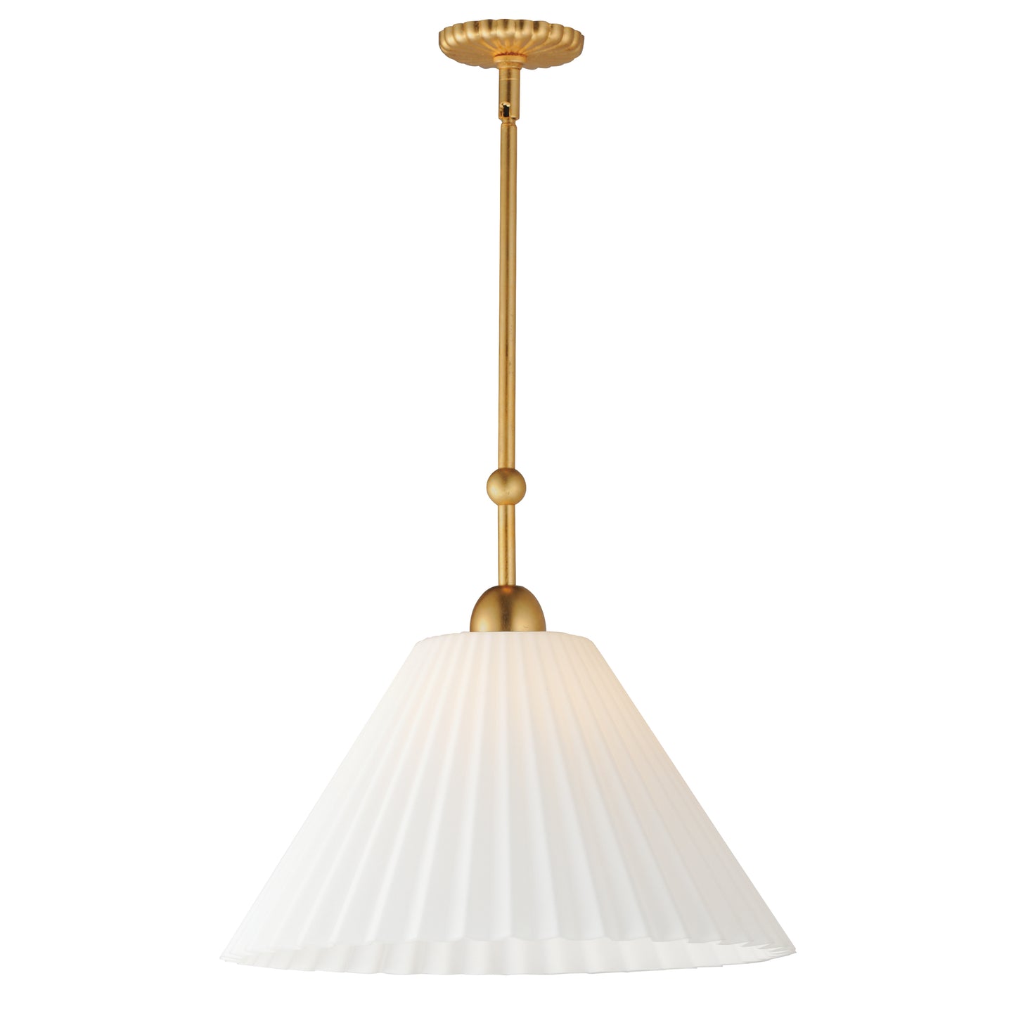 Kismet 20" Pendant Gold Leaf by Maxim Lighting