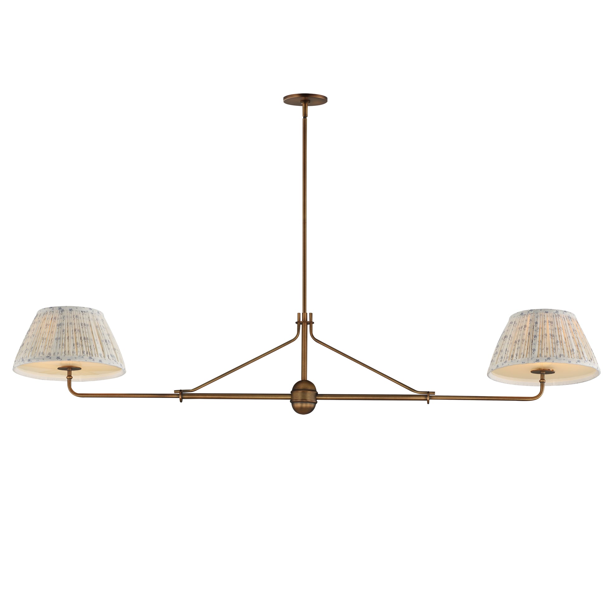 Dunbridge 2-Light Pendant Weathered Brass by Maxim Lighting