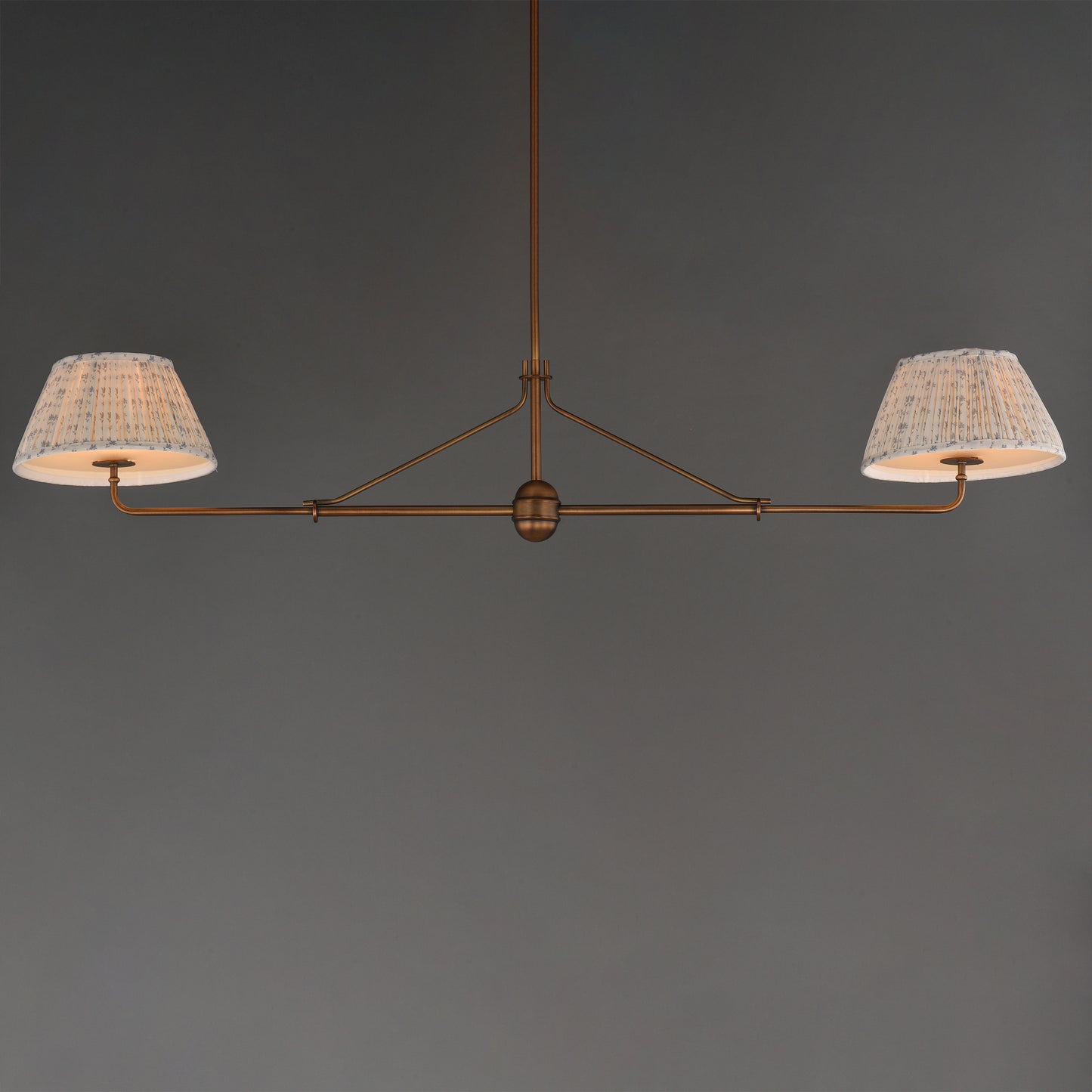 Dunbridge 2-Light Pendant Weathered Brass by Maxim Lighting