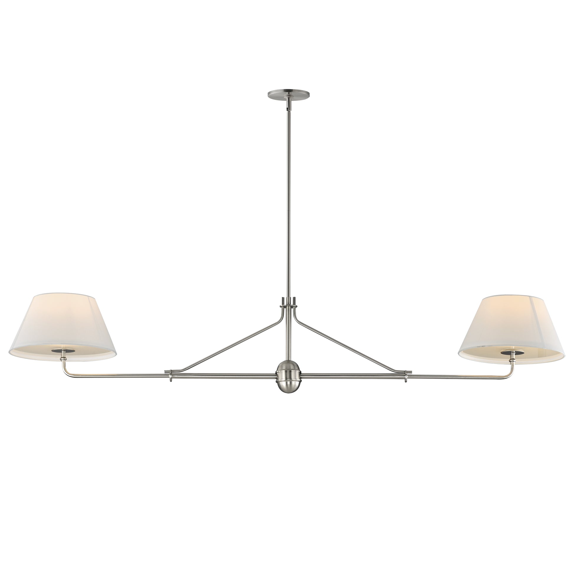 Dunbridge 2-Light Pendant Polished Nickel by Maxim Lighting