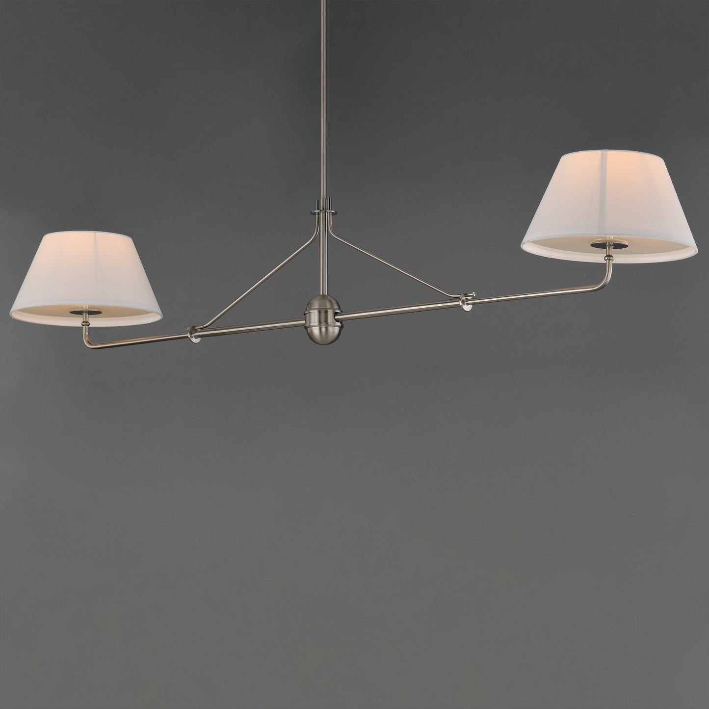 Dunbridge 2-Light Pendant Polished Nickel by Maxim Lighting