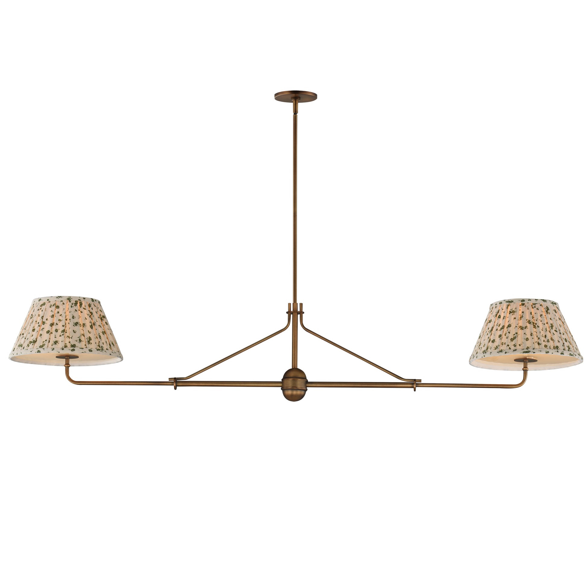 Dunbridge 2-Light Pendant Weathered Brass by Maxim Lighting
