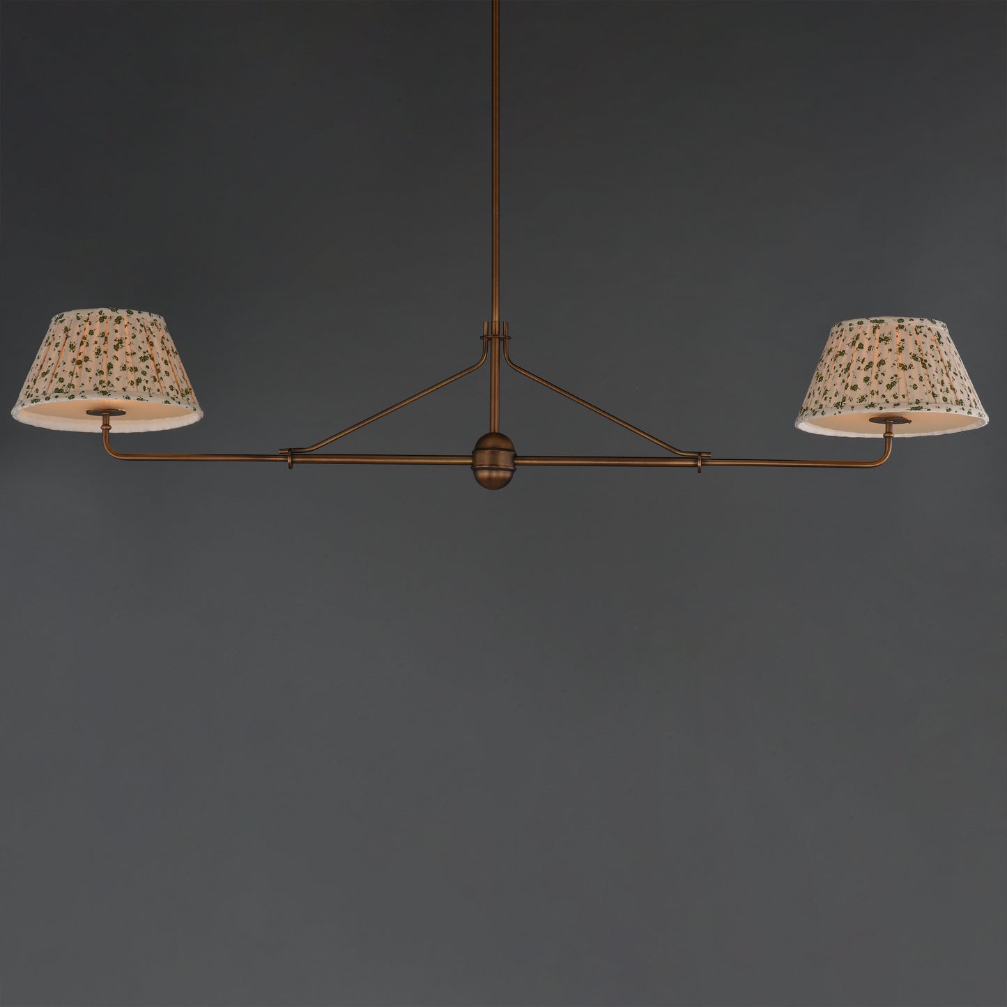 Dunbridge 2-Light Pendant Weathered Brass by Maxim Lighting