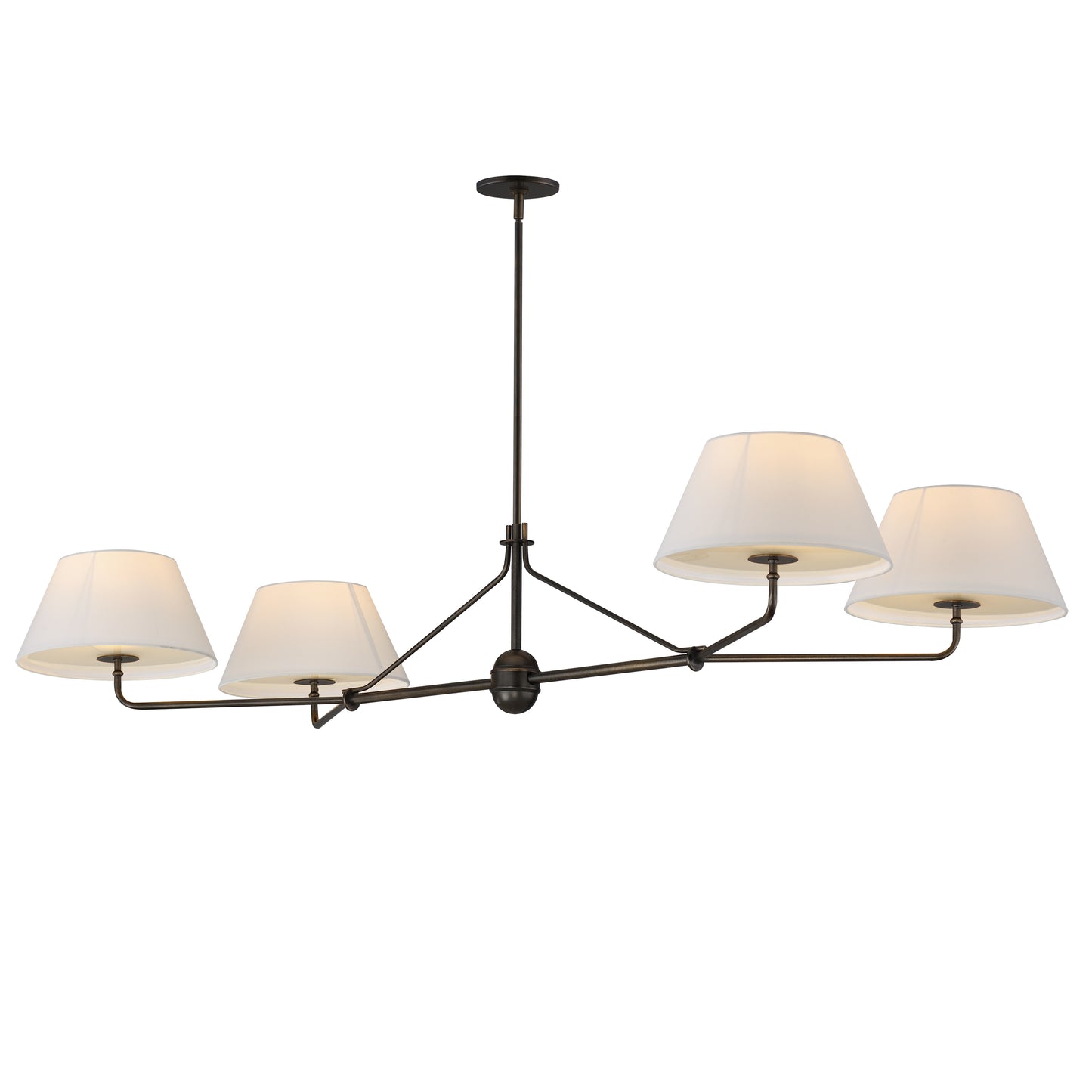 Dunbridge 4-Light Chandelier Antique Bronze by Maxim Lighting