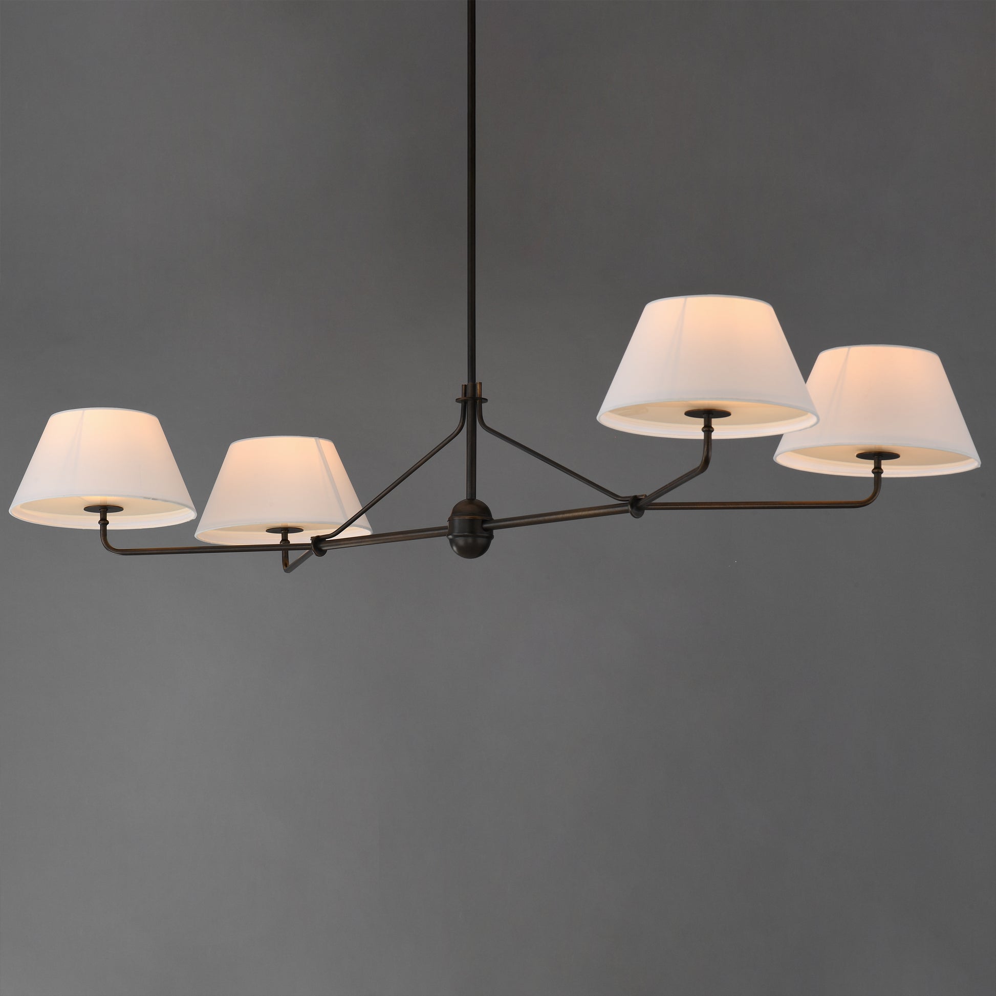 Dunbridge 4-Light Chandelier Antique Bronze by Maxim Lighting