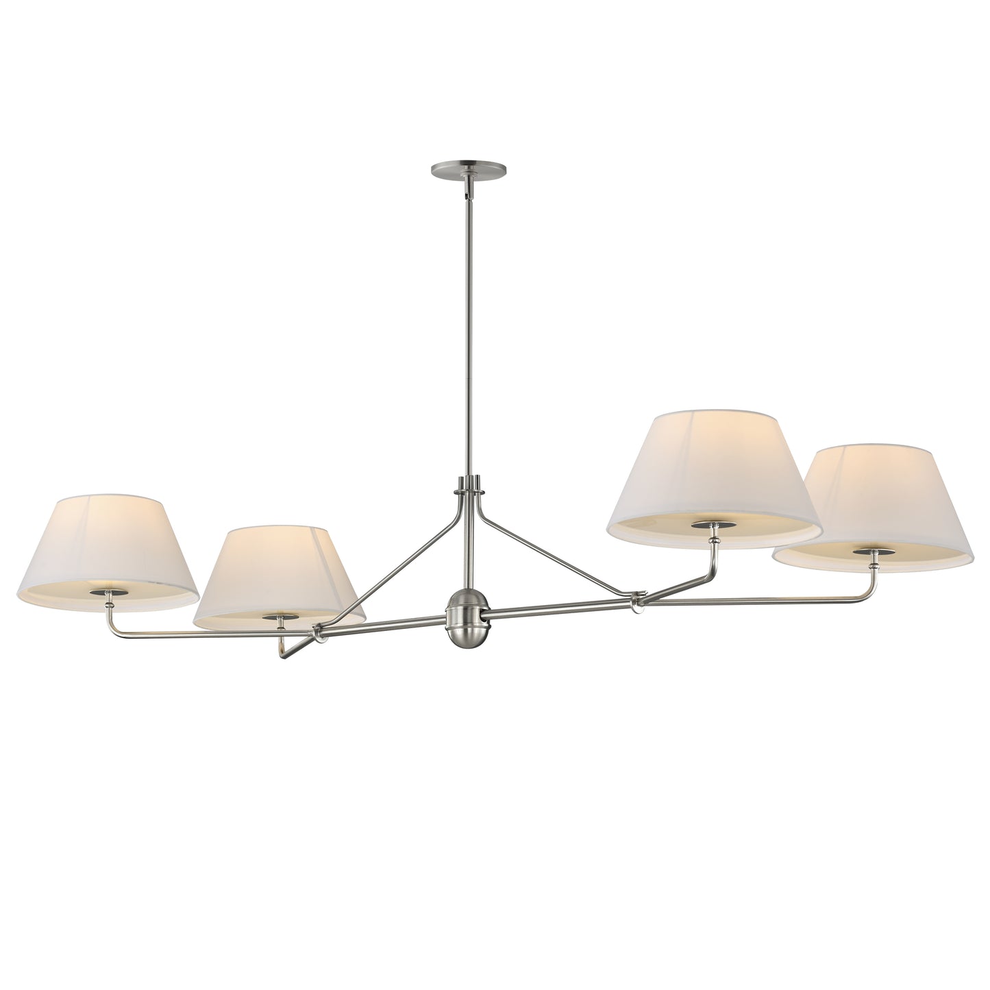 Dunbridge 4-Light Chandelier Polished Nickel by Maxim Lighting