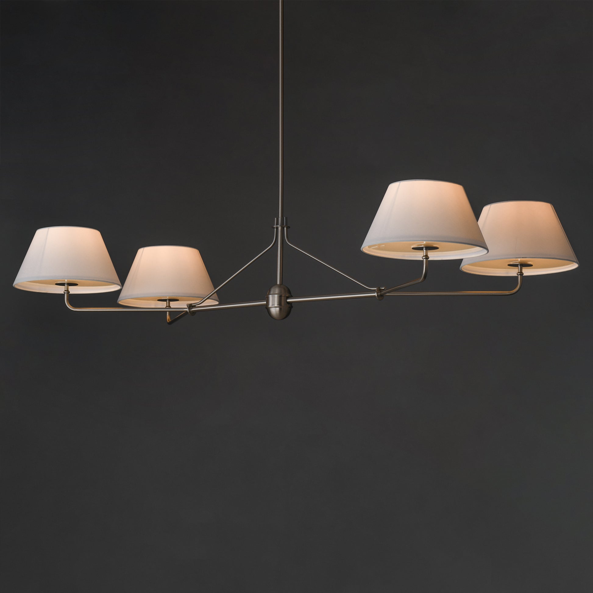 Dunbridge 4-Light Chandelier Polished Nickel by Maxim Lighting