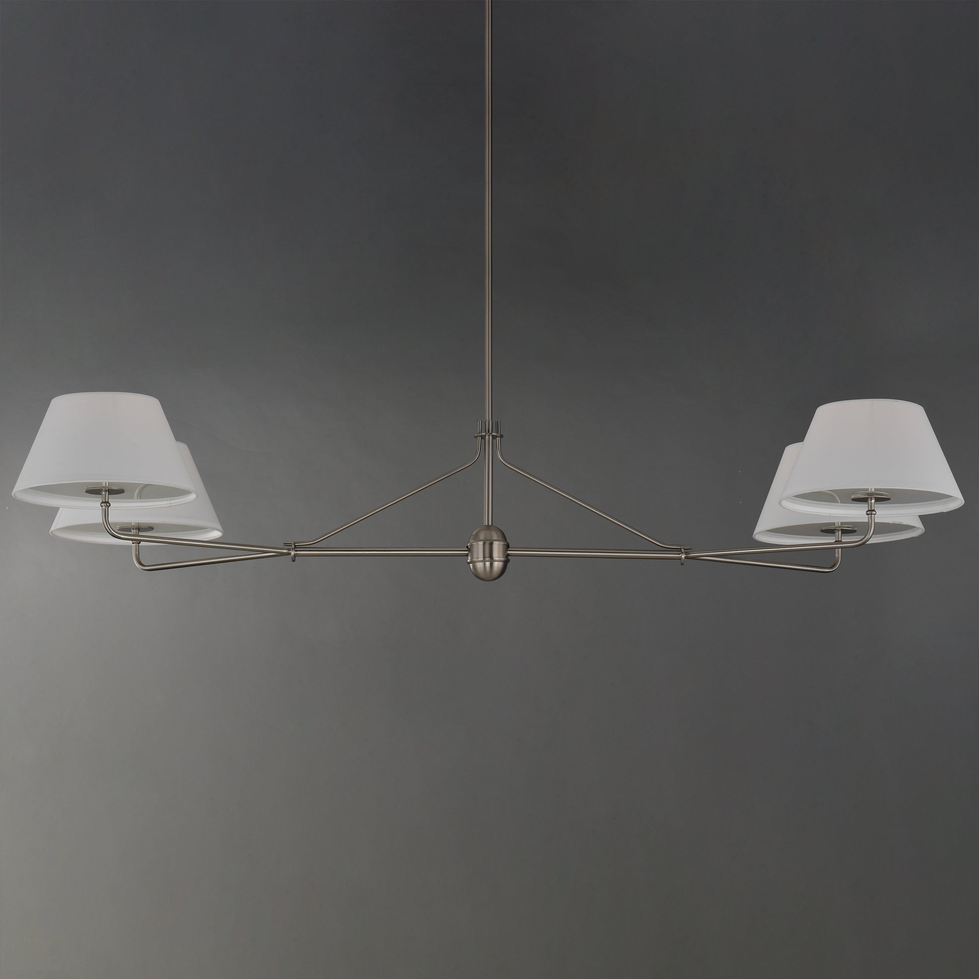 Dunbridge 4-Light Chandelier Polished Nickel by Maxim Lighting