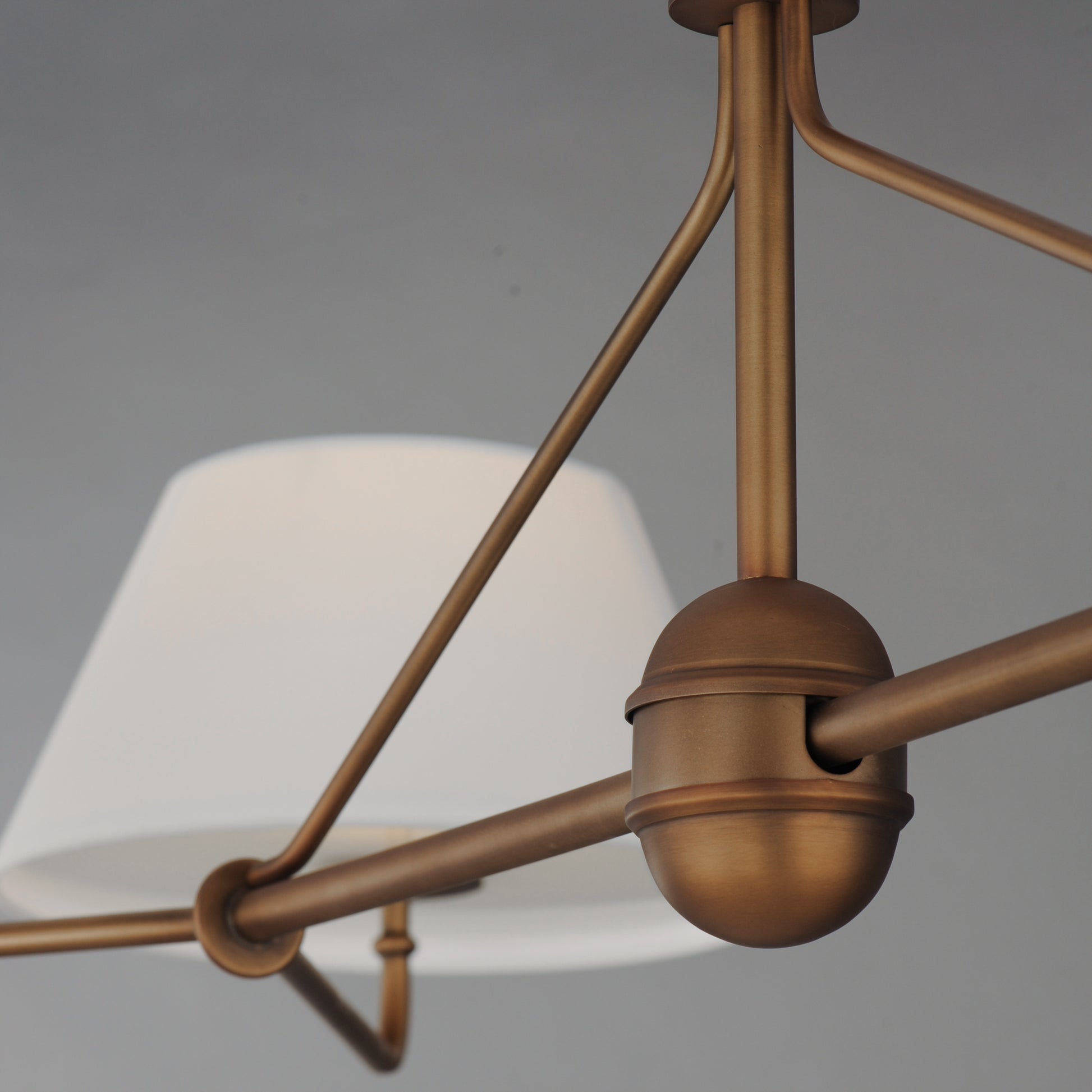 Dunbridge 4-Light Chandelier Weathered Brass by Maxim Lighting