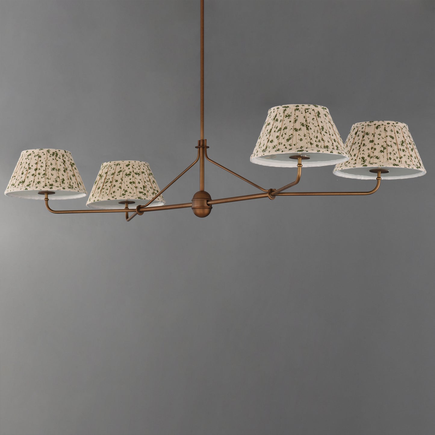 Dunbridge 4-Light Chandelier Weathered Brass by Maxim Lighting