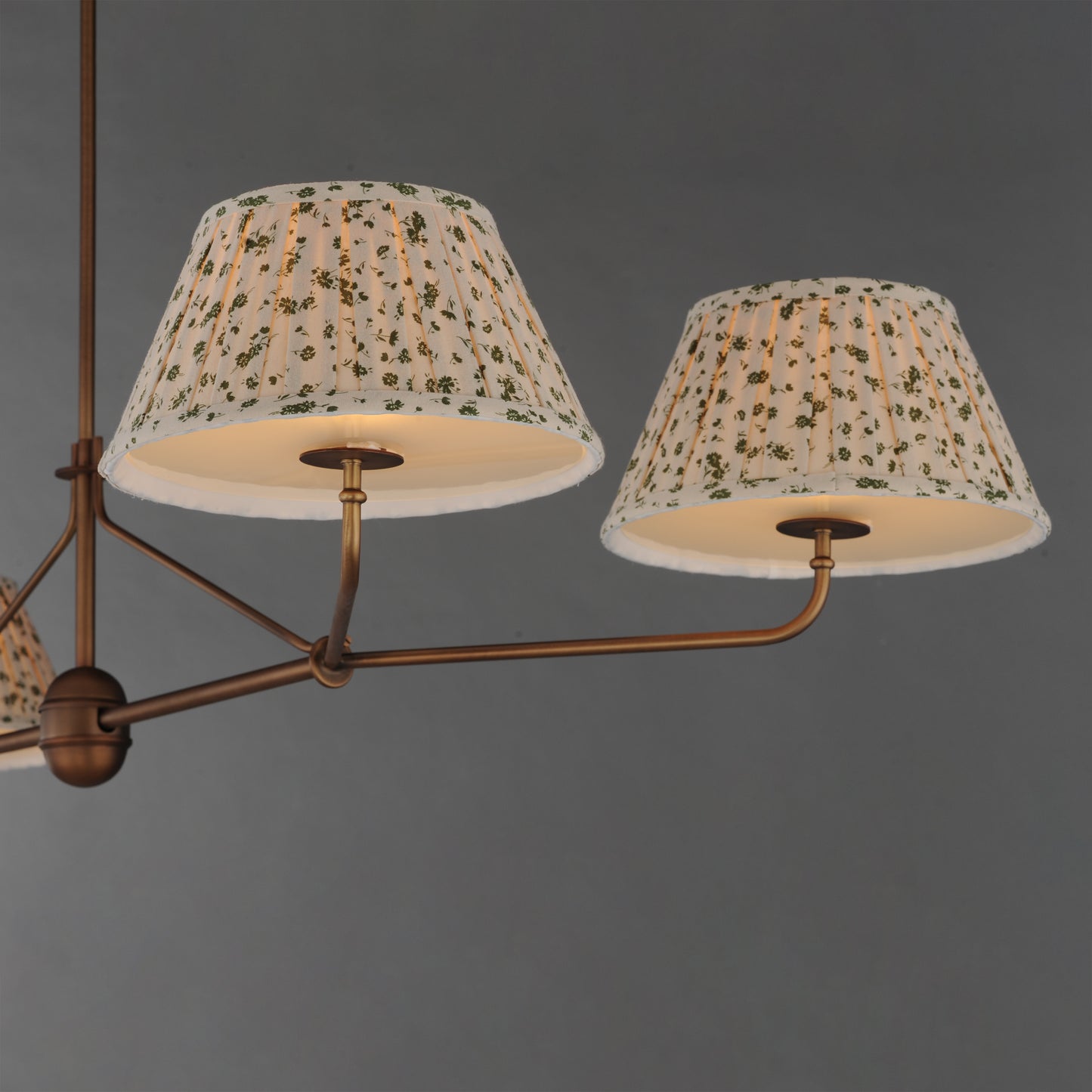 Dunbridge 4-Light Chandelier Weathered Brass by Maxim Lighting