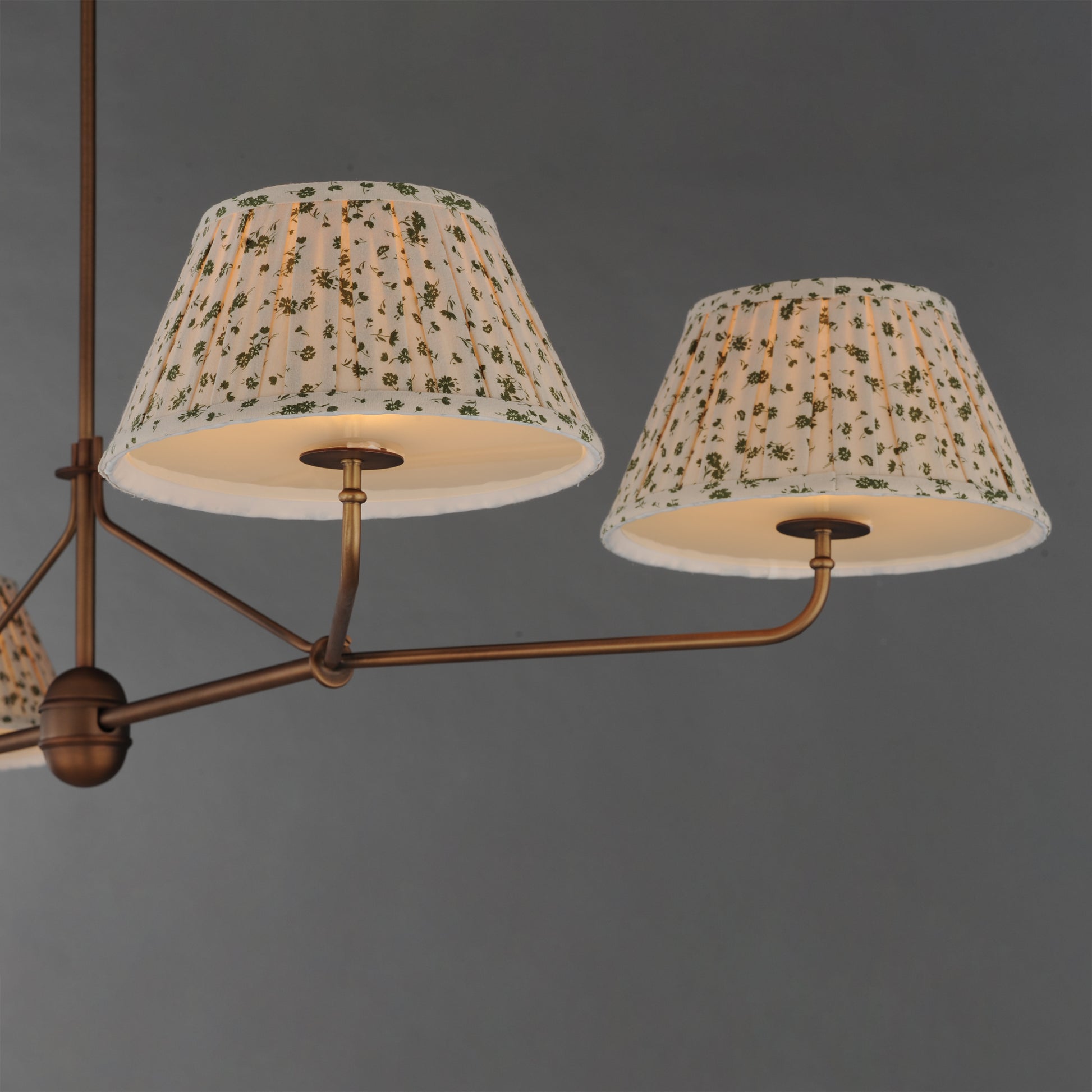 Dunbridge 4-Light Chandelier Weathered Brass by Maxim Lighting