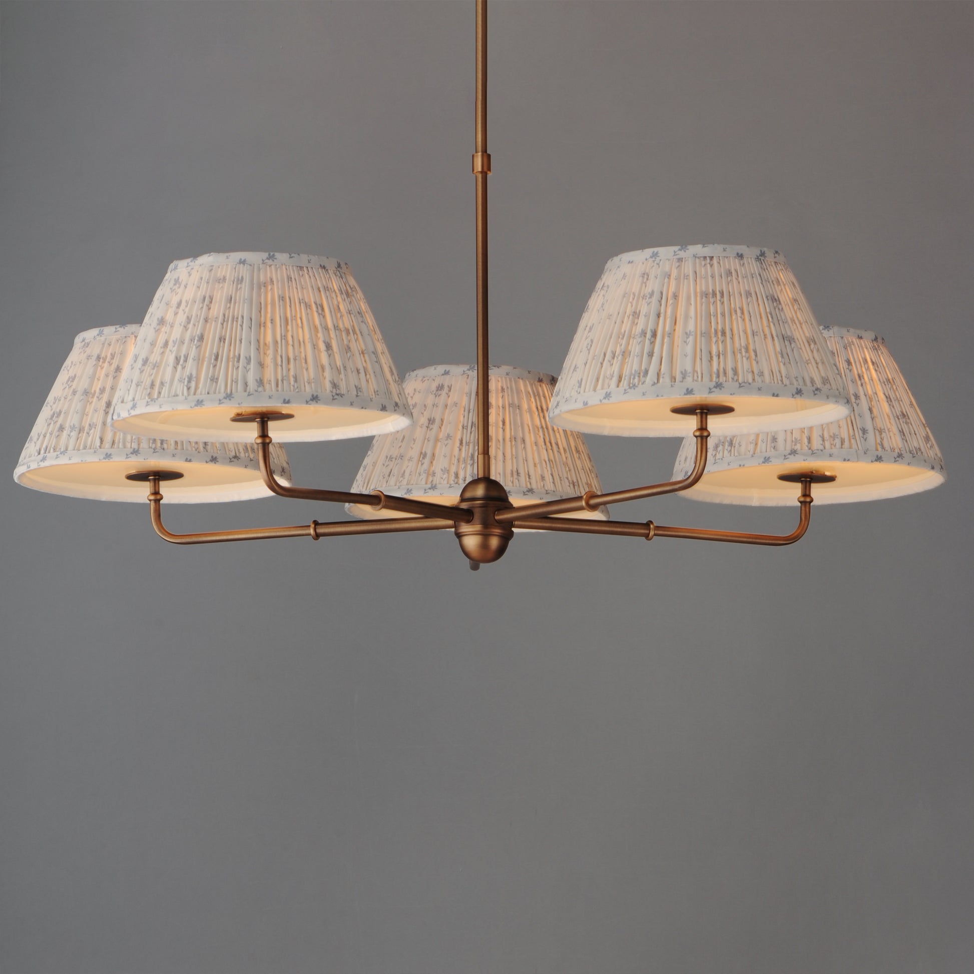 Dunbridge 5-Light Chandelier Weathered Brass by Maxim Lighting