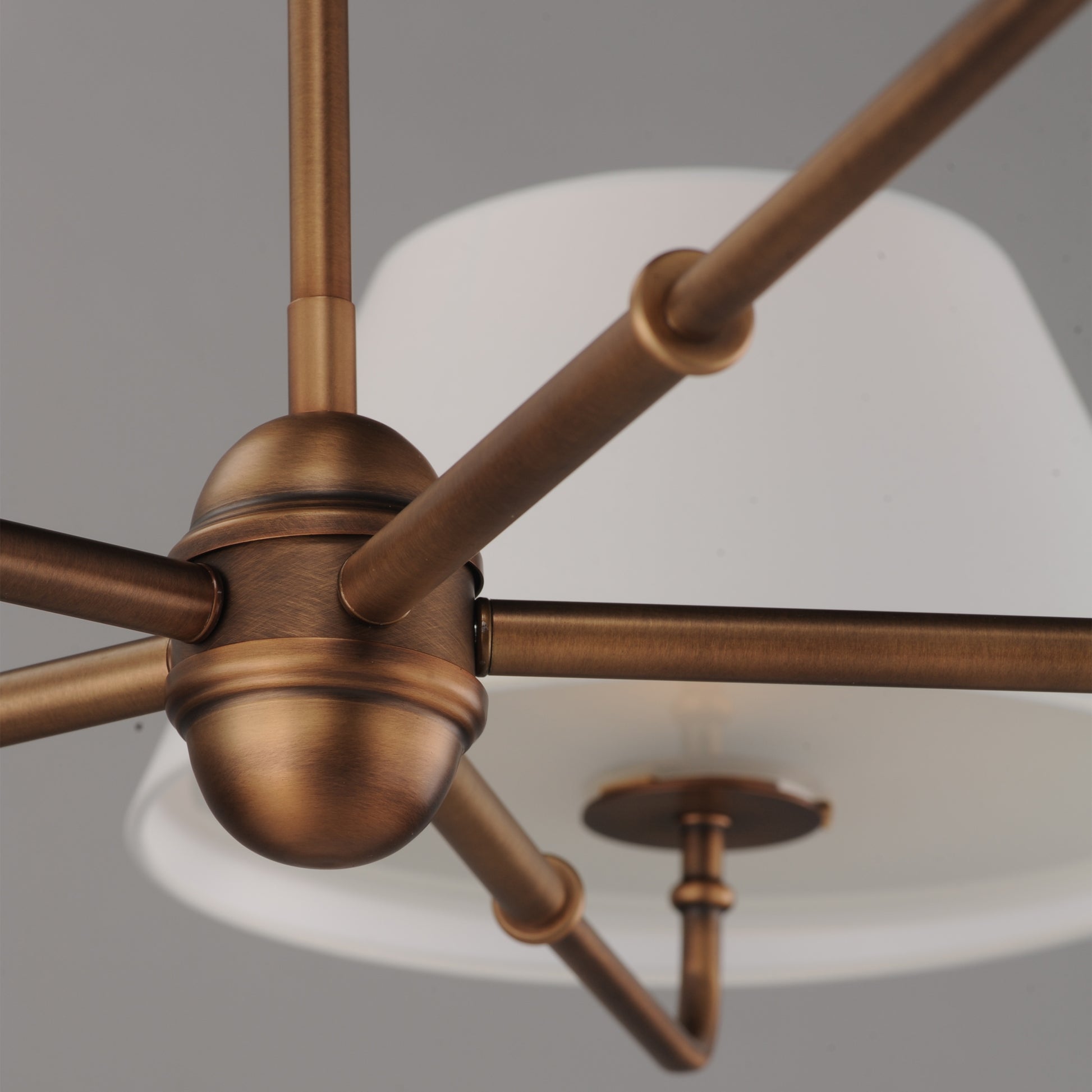 Dunbridge 5-Light Chandelier Weathered Brass by Maxim Lighting