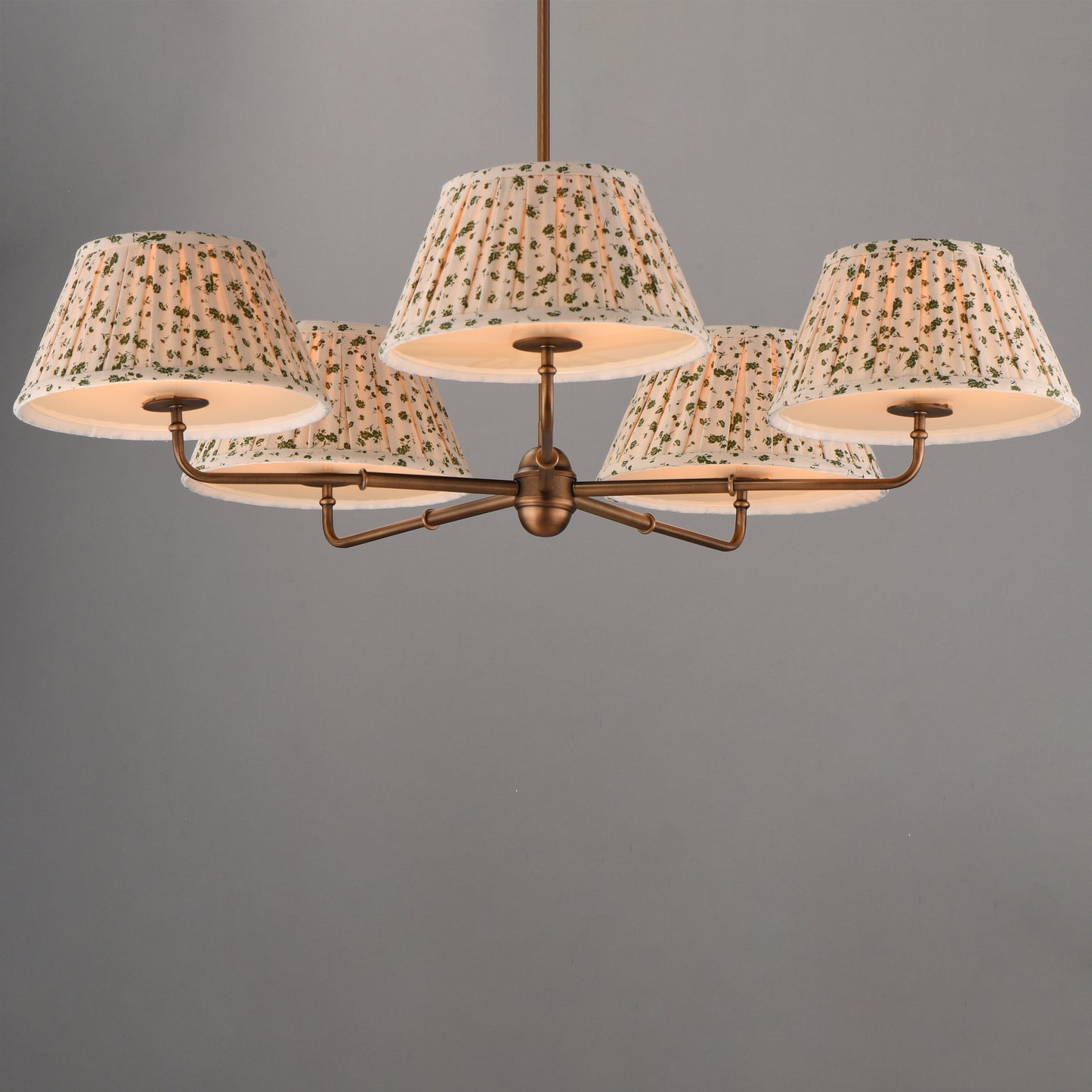 Dunbridge 5-Light Chandelier Weathered Brass by Maxim Lighting