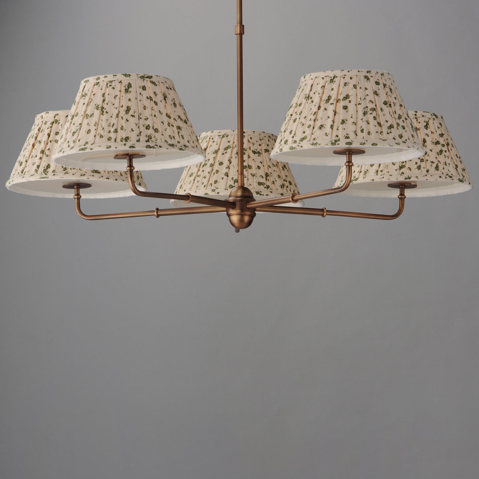 Dunbridge 5-Light Chandelier Weathered Brass by Maxim Lighting