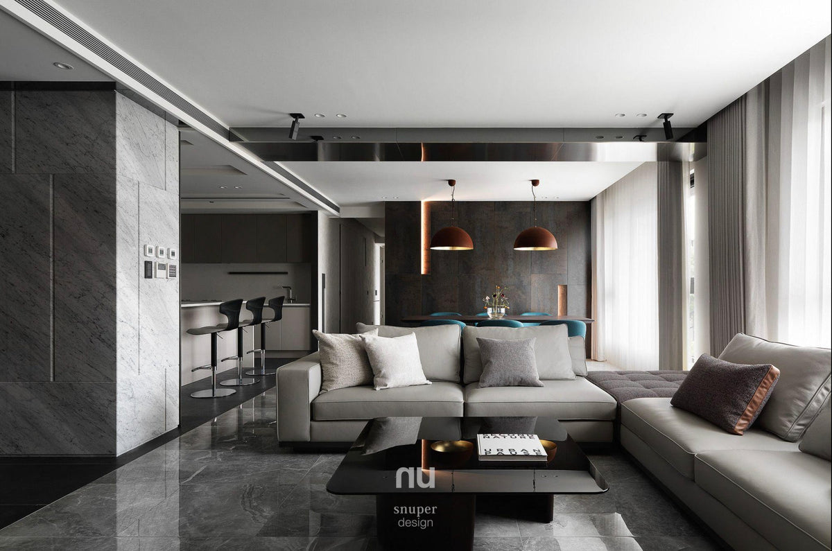 Mammalampa The Queen – 57 cm pendant in a second Snuperdesign interior, Taipei