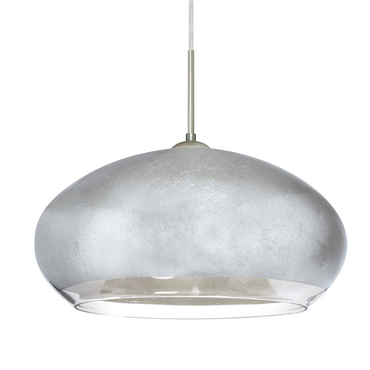 Besa Brio 14 cable pendant glass option – Silver Foil
