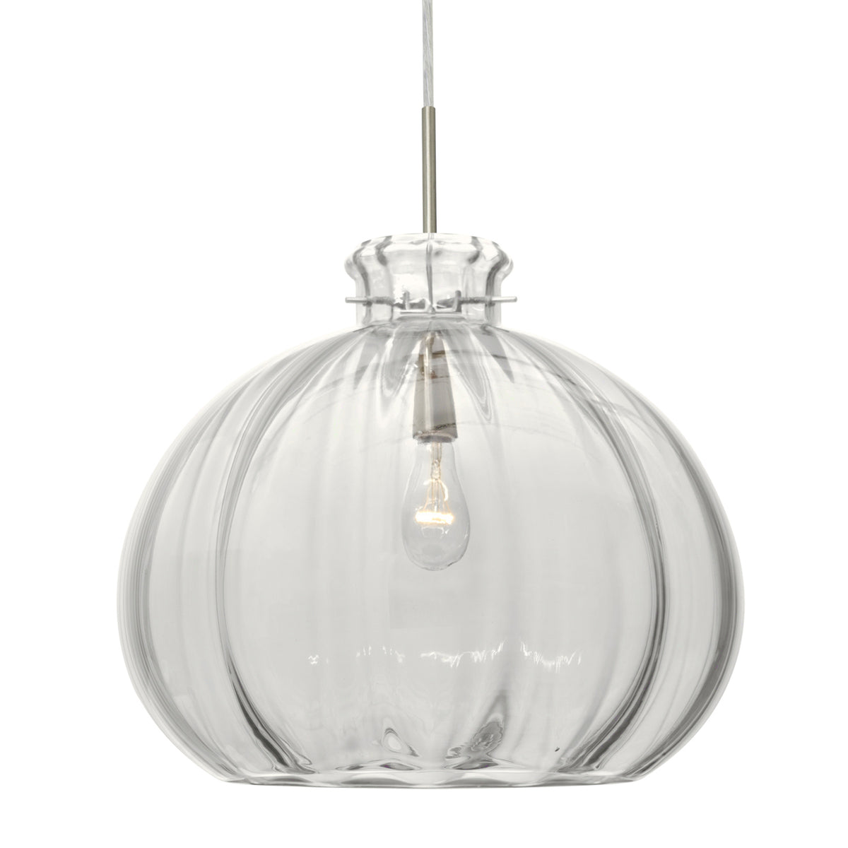 Besa Pinta 12 cable pendant glass option – Clear
