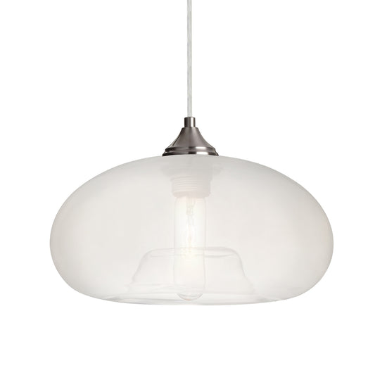 Besa Bana 11 stem pendant glass option – Frost (studio shot of the shade)