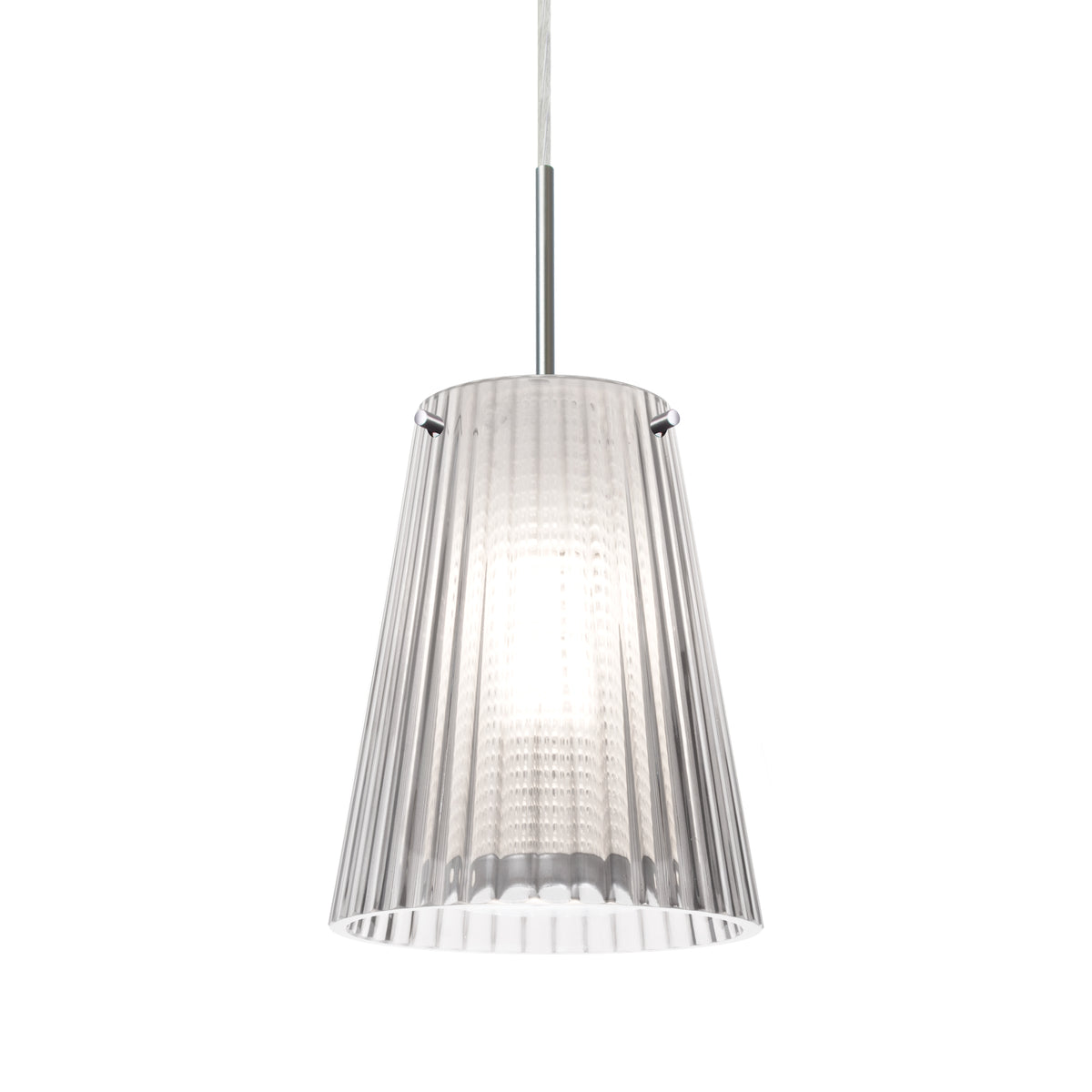 Besa Dion cord pendant glass option – Clear
