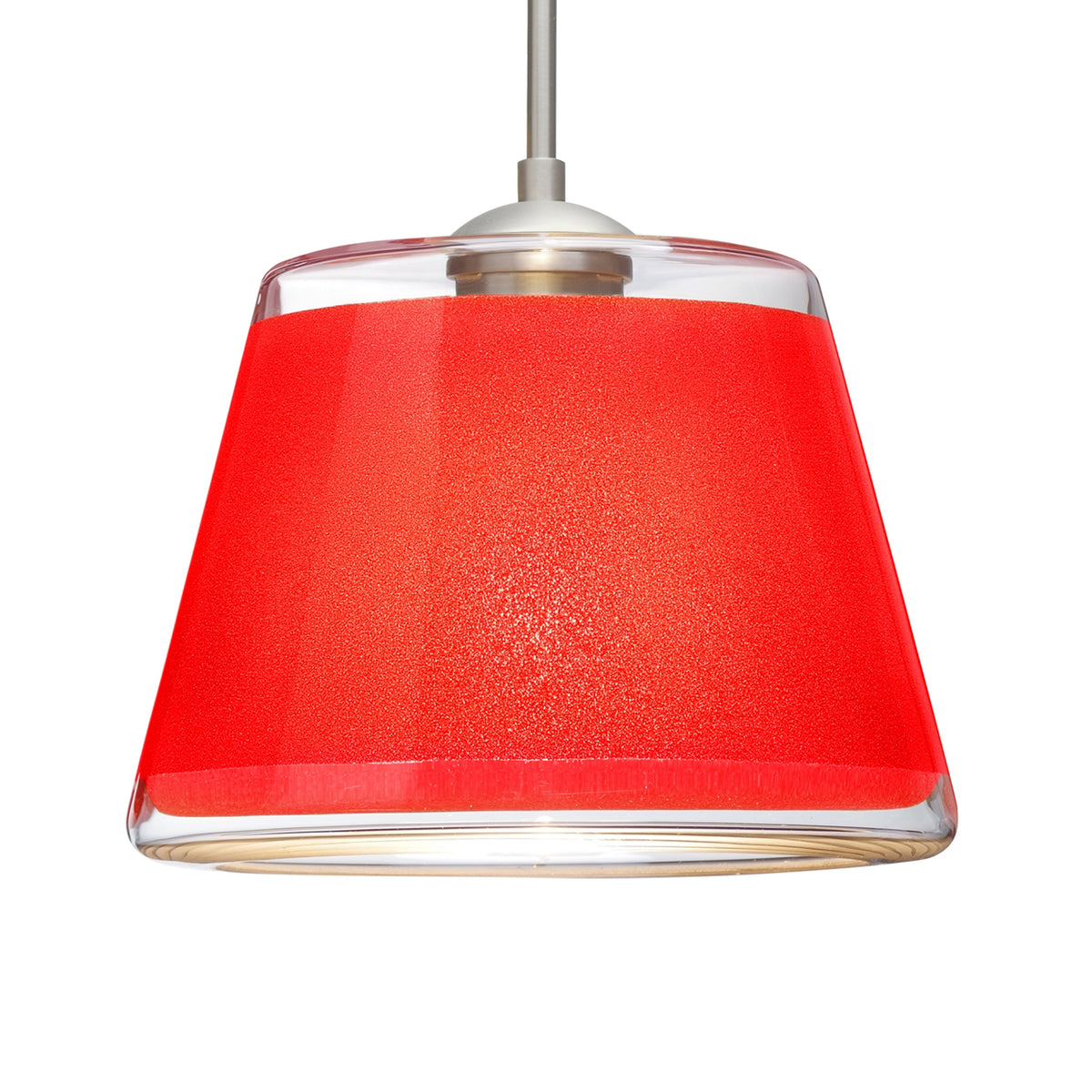 Besa Pica 9 stem pendant glass option – Red Sand