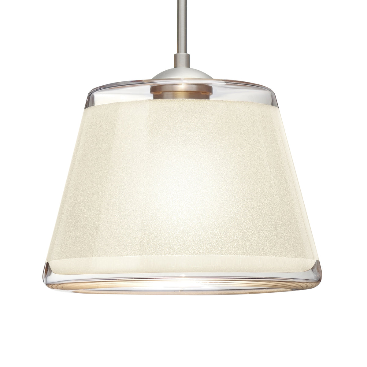 Besa Pica 9 stem pendant glass option – White Sand