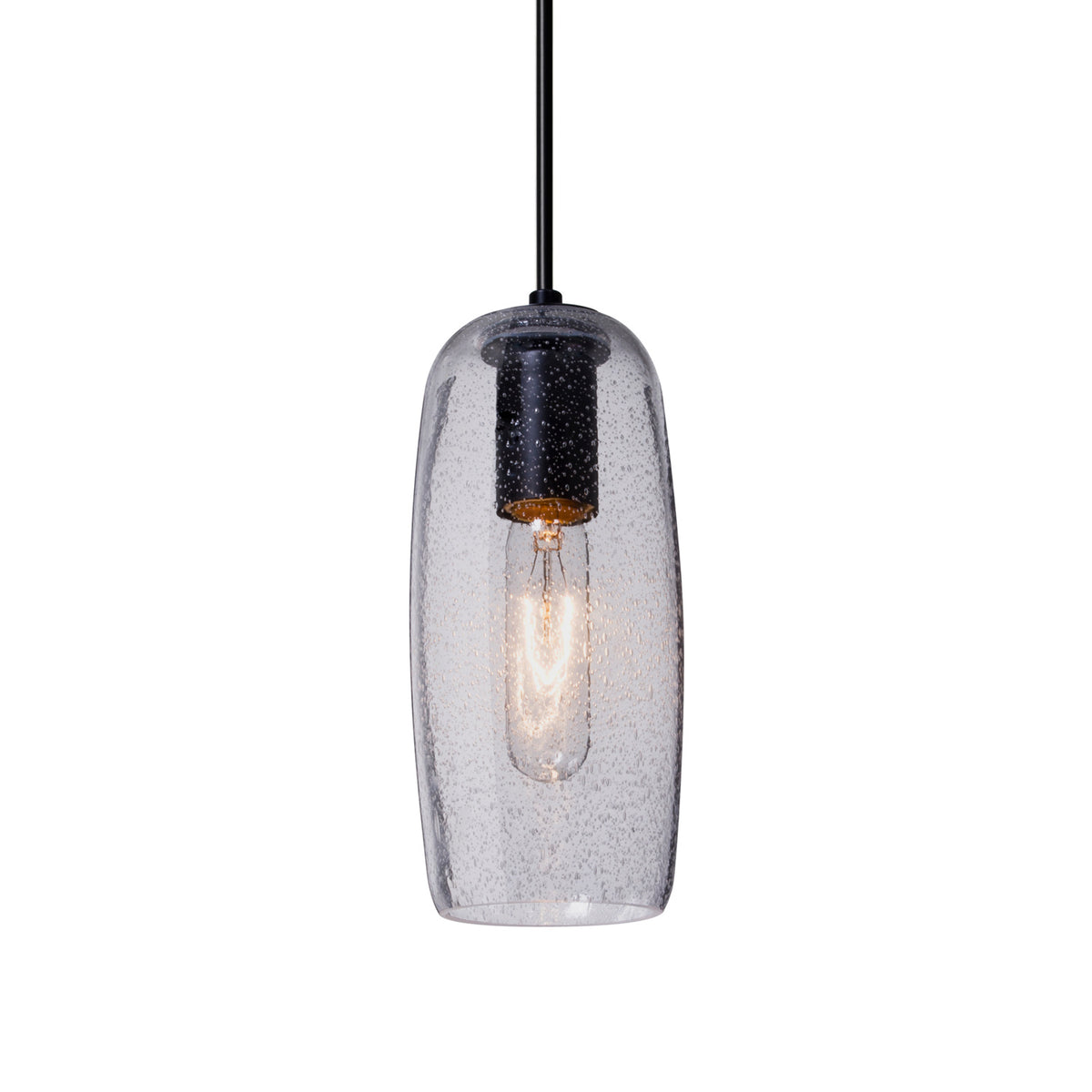 Besa Pinot 9 cord pendant glass option – Clear Bubble