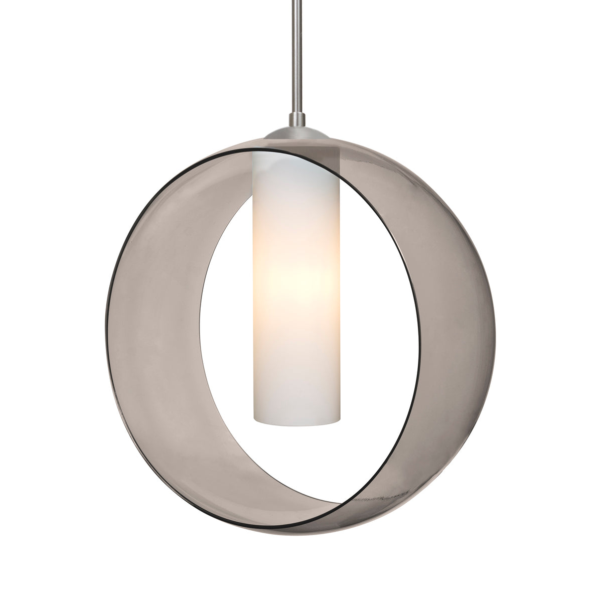 Besa Plato stem pendant glass option – Smoke