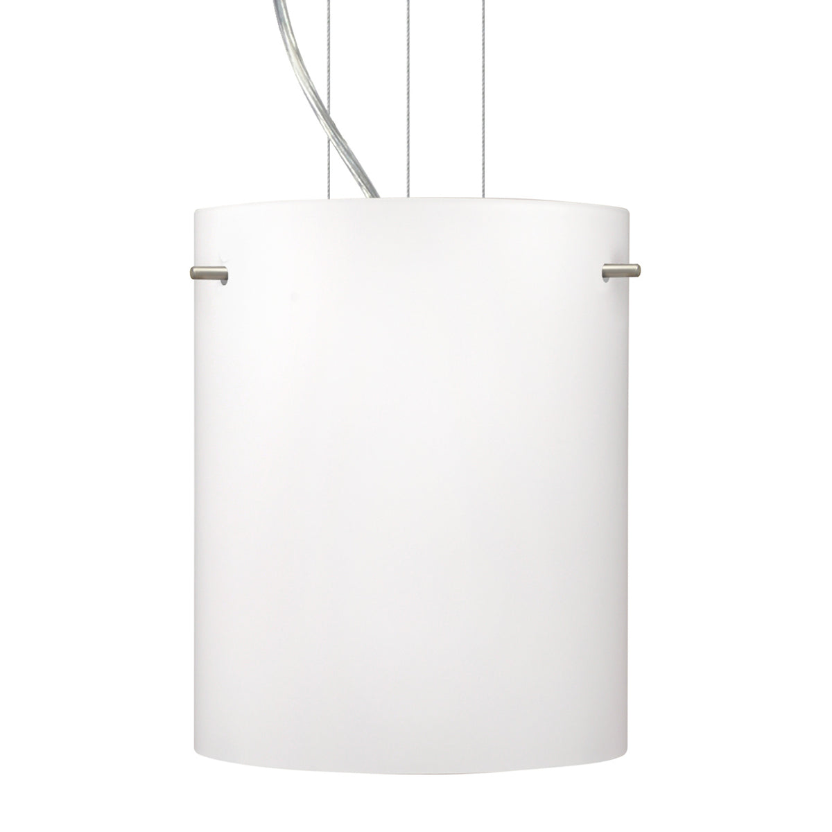 Besa Tamburo 8 stem pendant glass option – Opal Matte