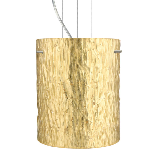 Besa Tamburo 8 stem pendant glass option – Stone Gold Foil