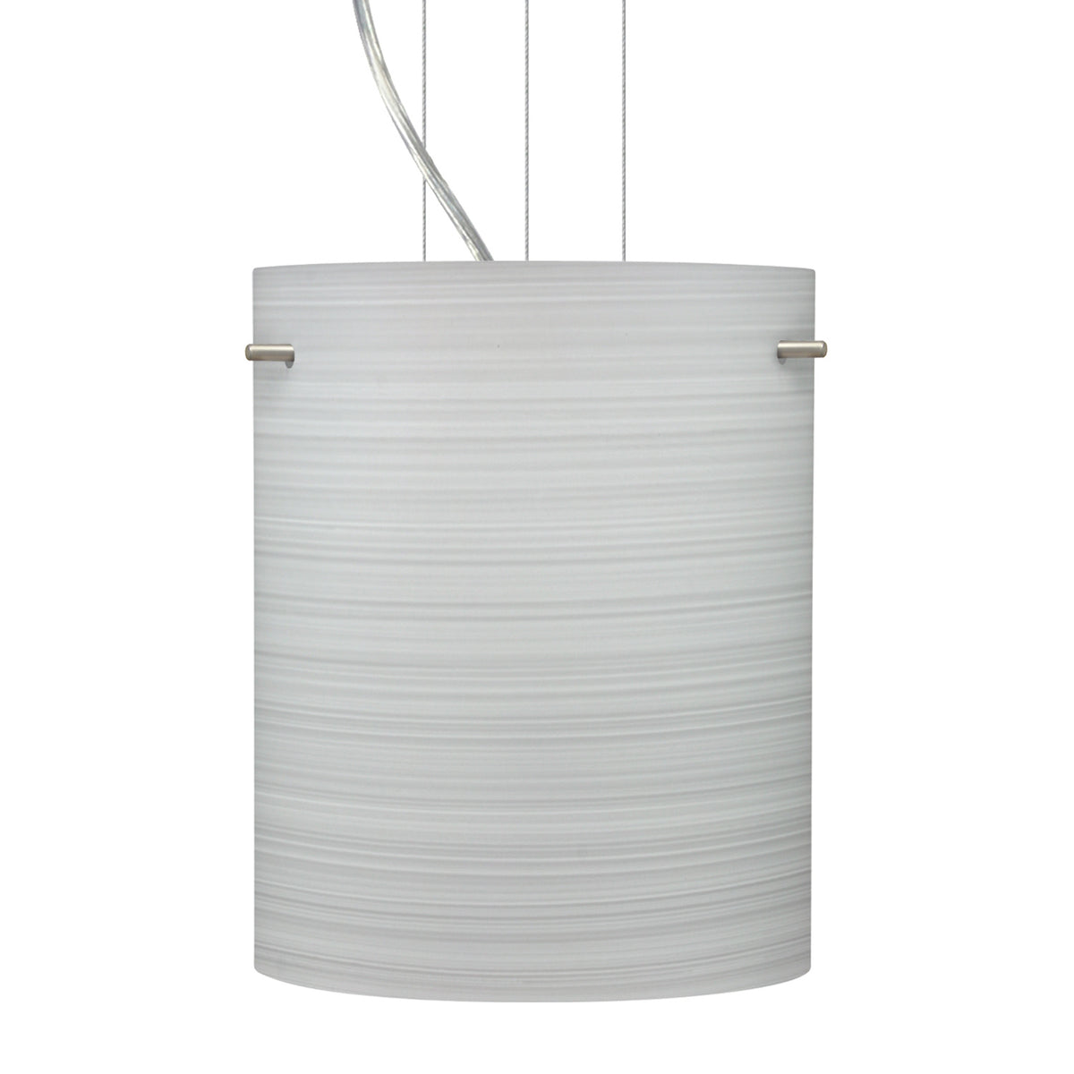 Besa Tamburo 8 stem pendant glass option – Chalk