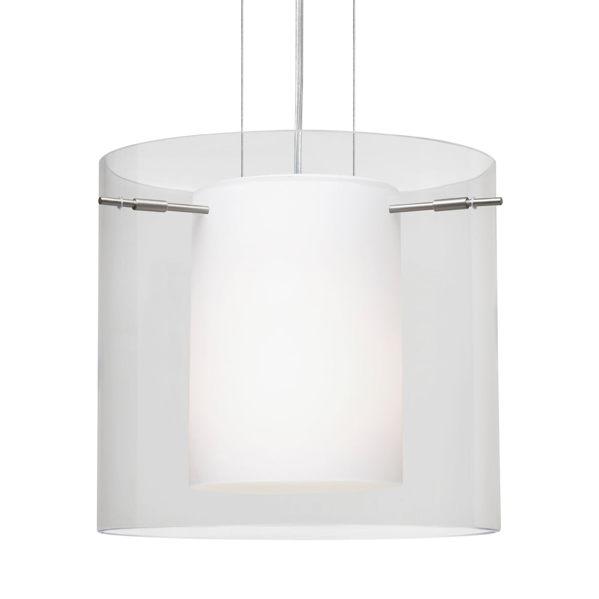 Besa Pahu 12 stem pendant glass option – Clear