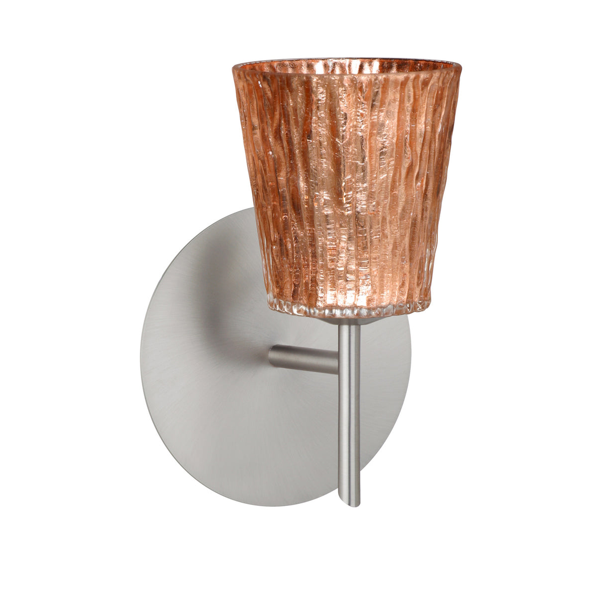 Besa Nico 4 wall sconce option – Stone Copper Foil