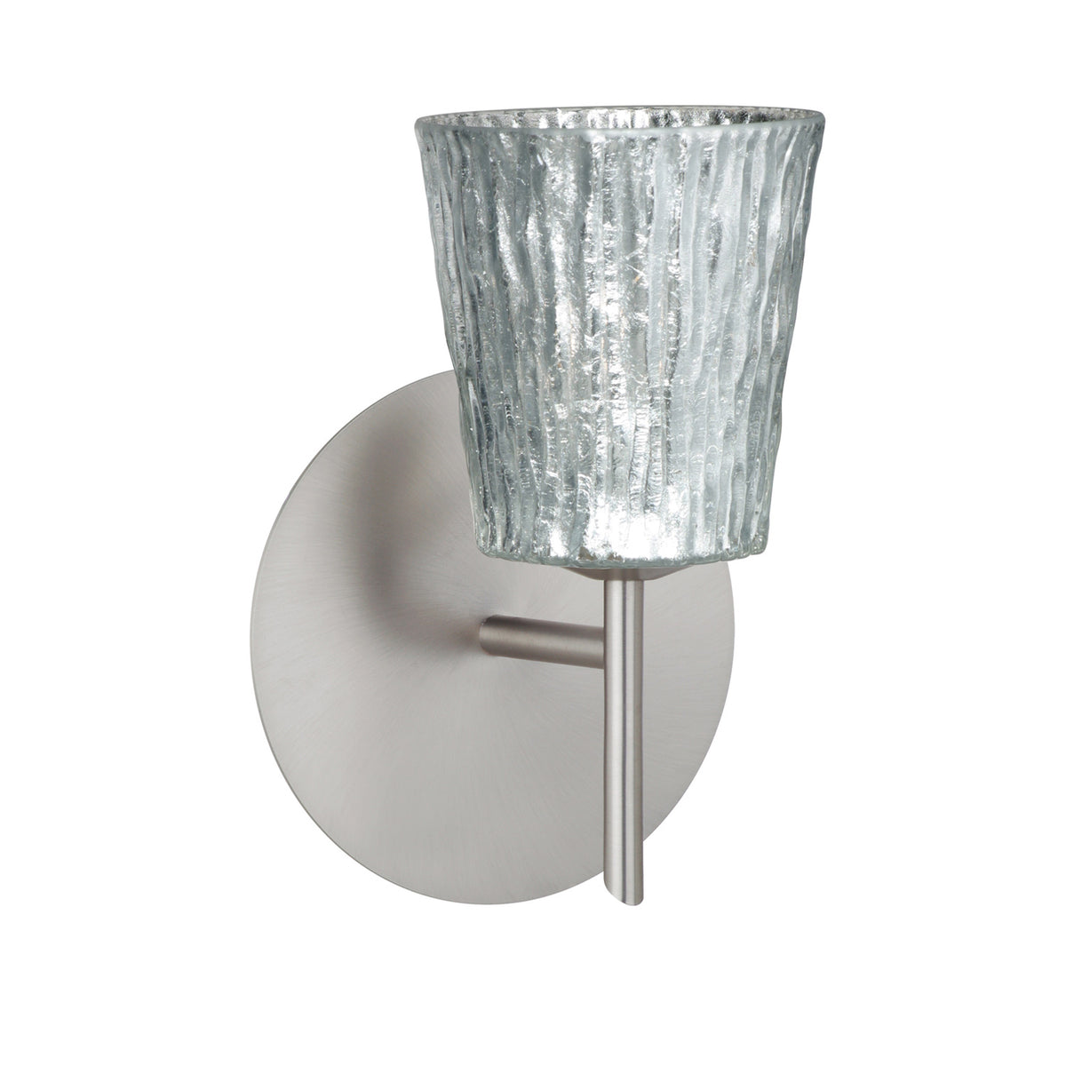 Besa Nico 4 wall sconce option – Stone Silver Foil