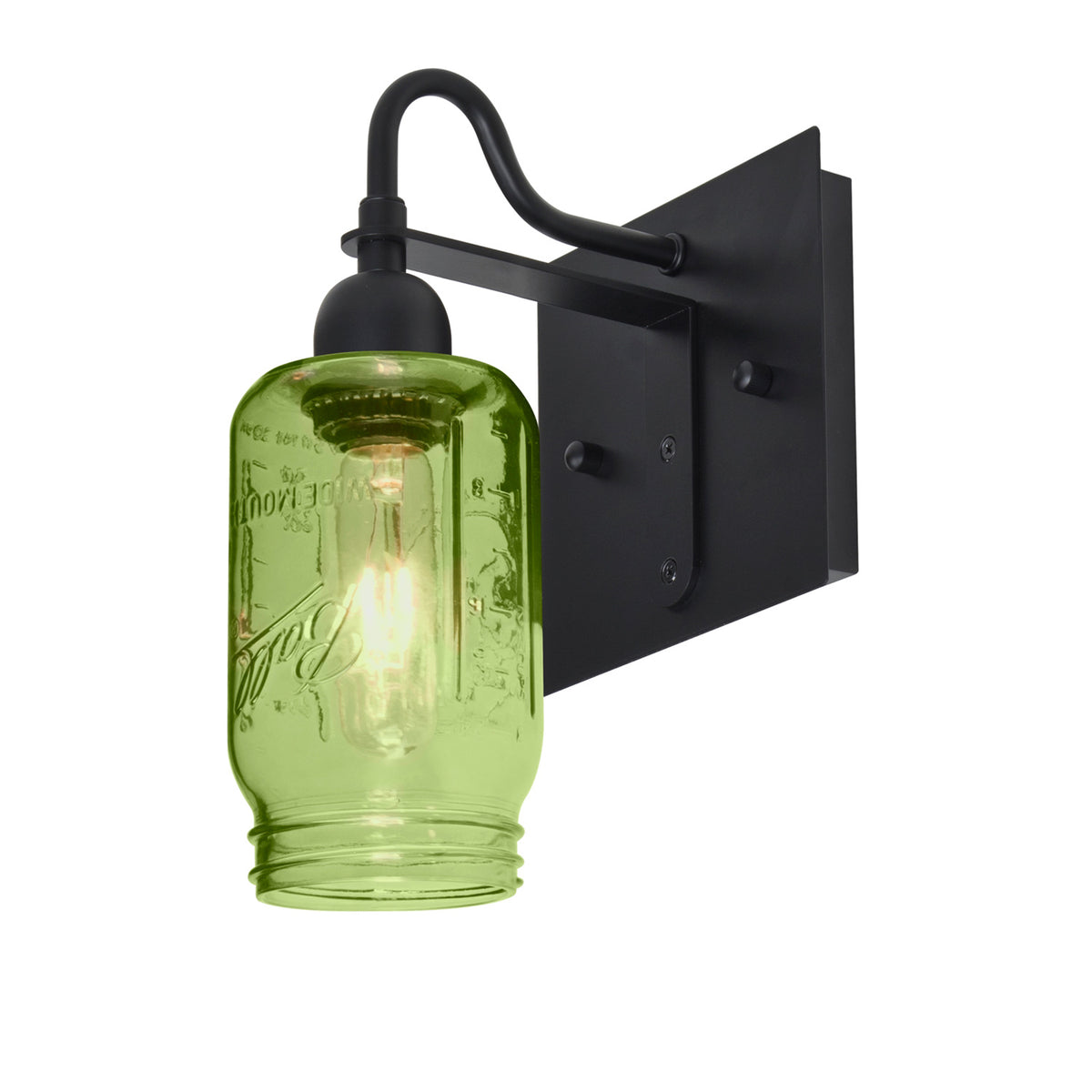 Besa Milo 4 wall sconce option – Green