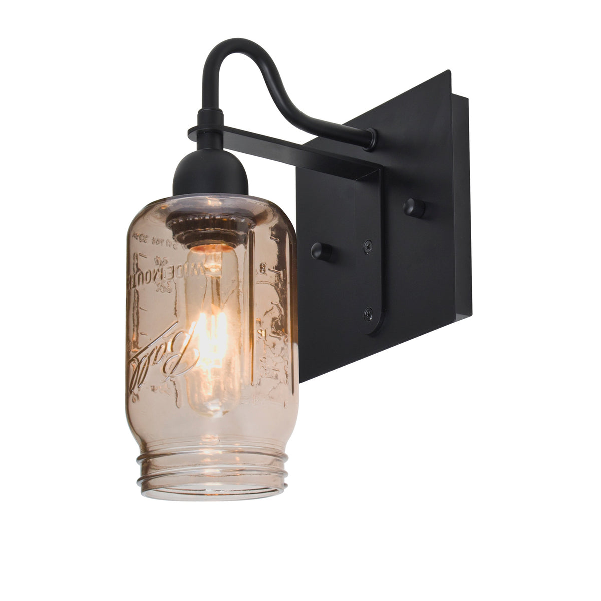 Besa Milo 4 wall sconce option – Smoke