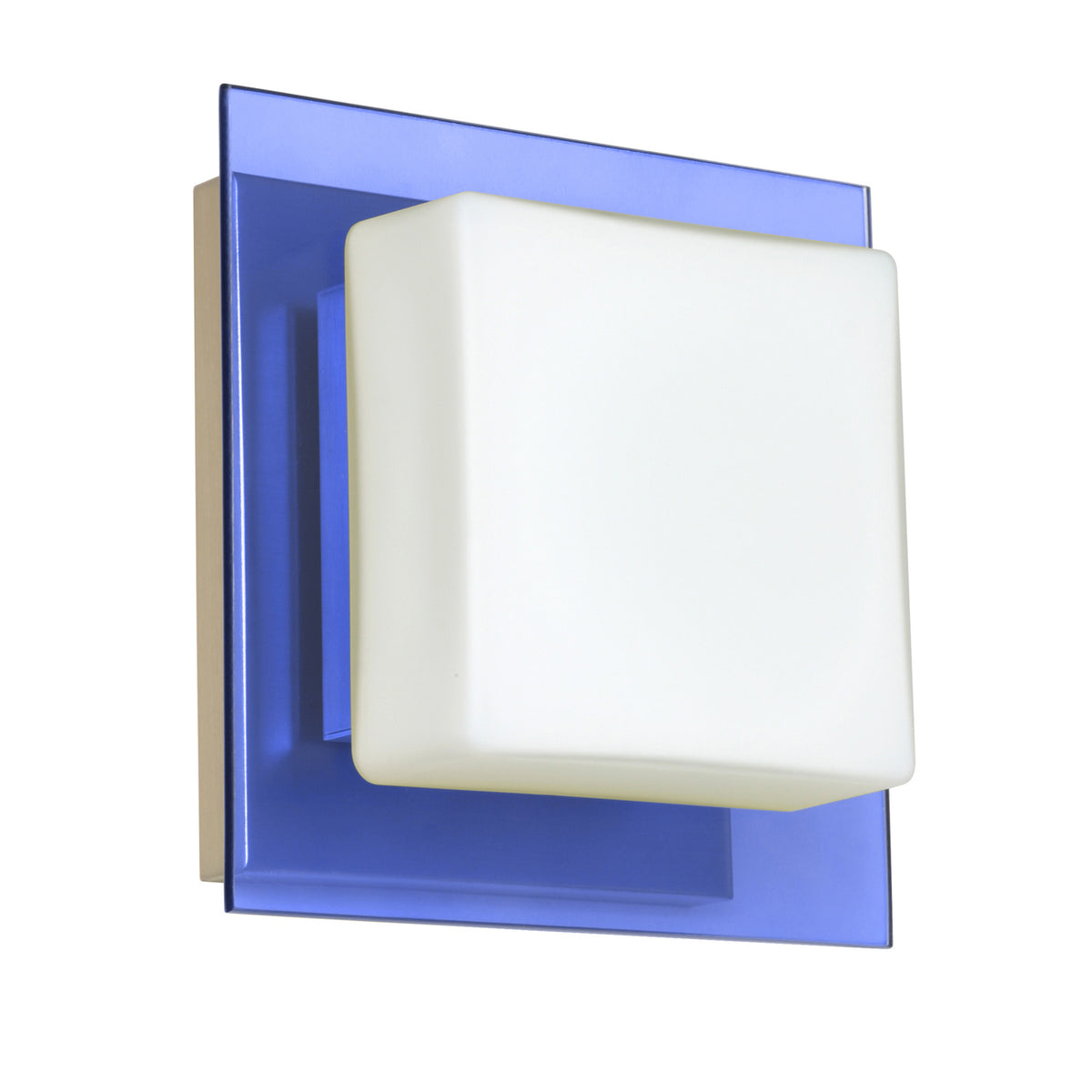 Besa Alex wall sconce option – Opal/Blue