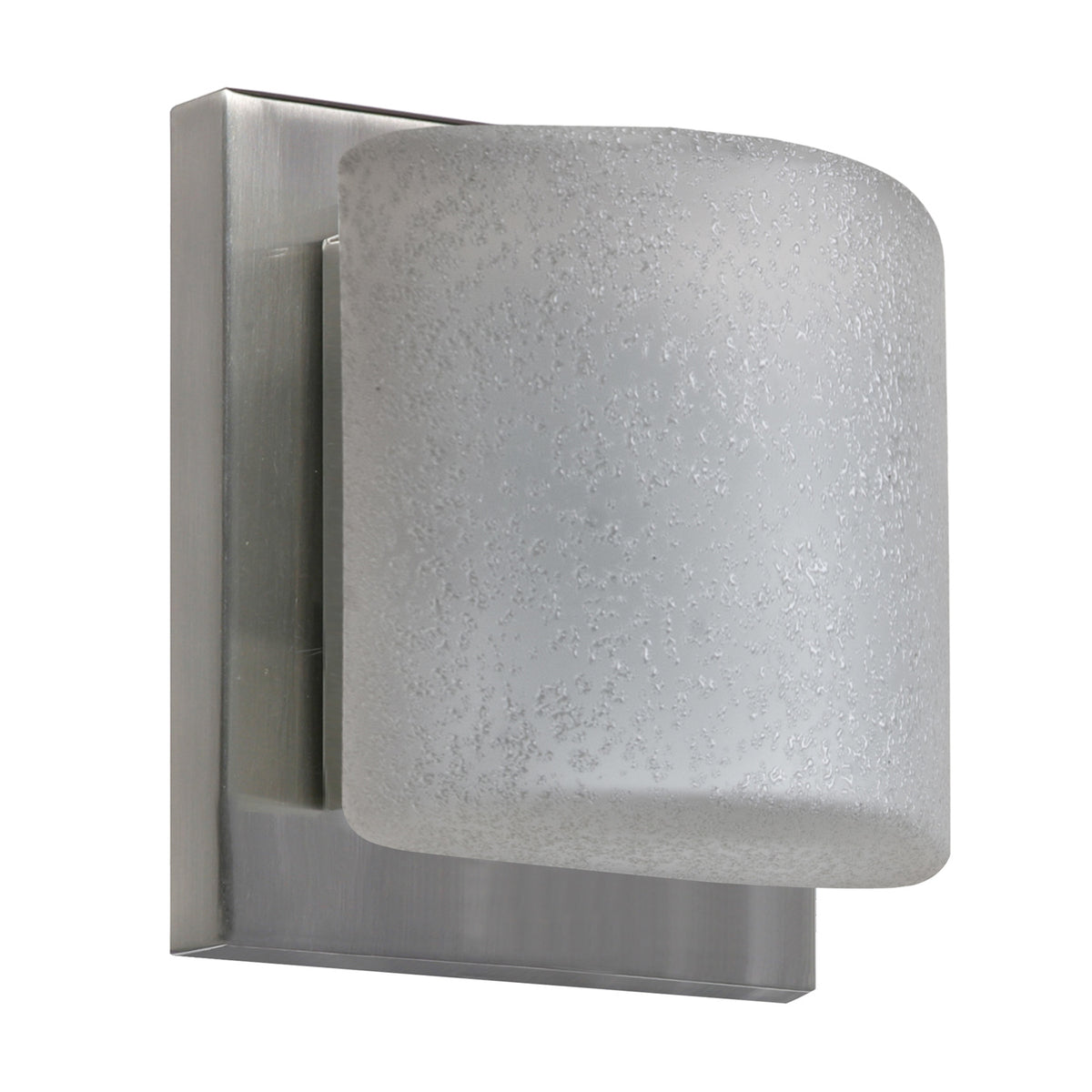 Besa Paolo wall sconce option – Stucco, Satin Nickel