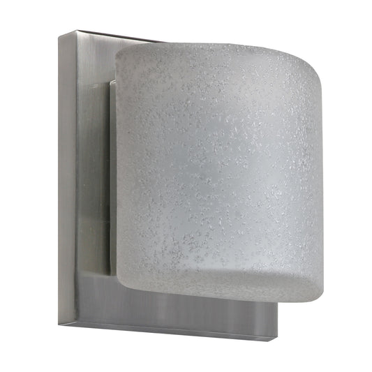 Besa Paolo wall sconce option – Stucco, Satin Nickel